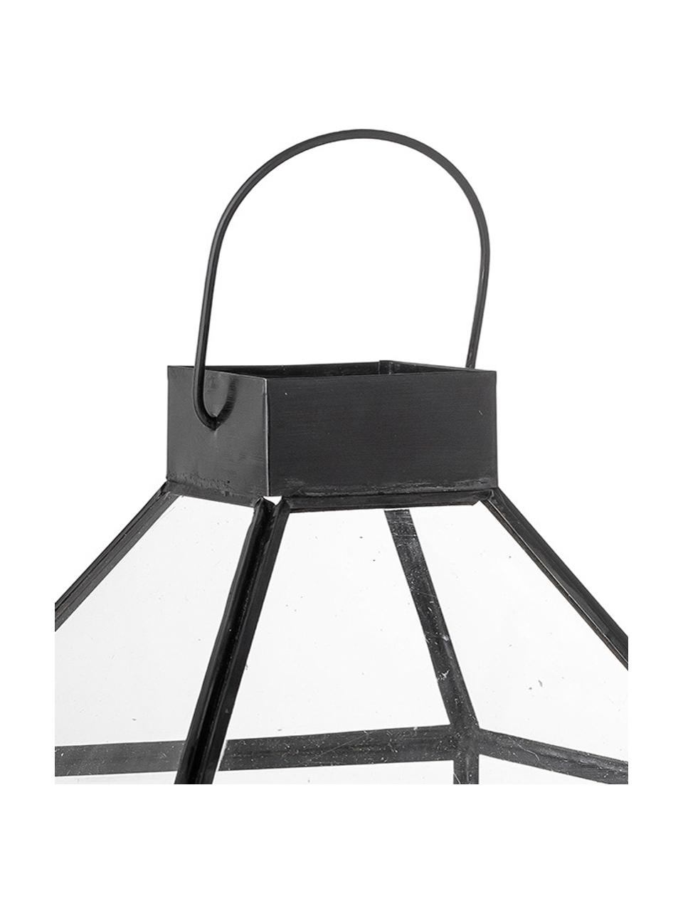 Farolillo pequeño Khoa, Estructura: metal recubierto, Negro, An 15 x Al 28 cm