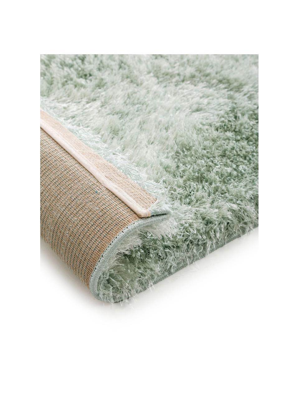 Tapis shaggy vert Lea, Vert