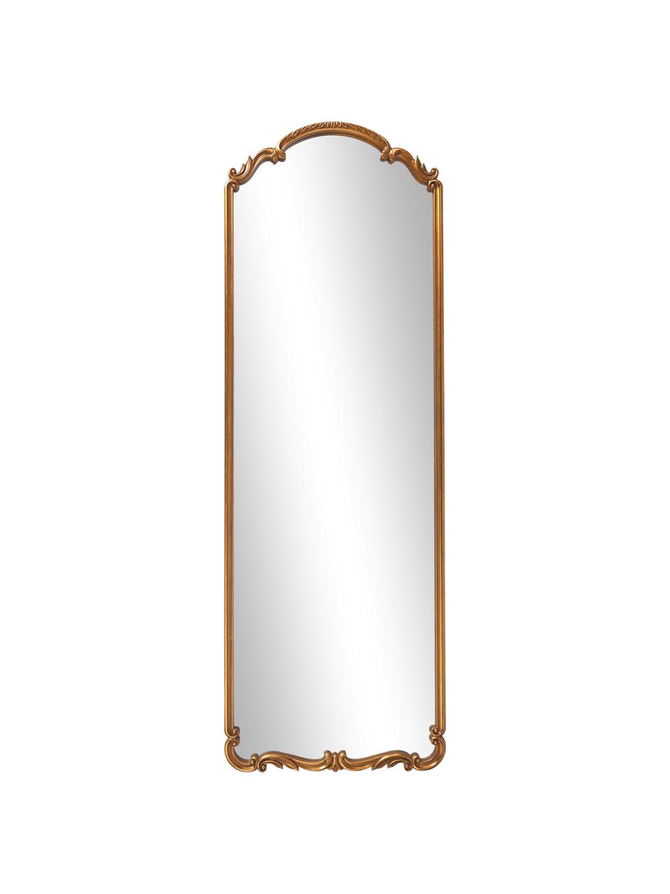 Barokke wandspiegel Francesca van Naty Abascal, Lijst: gecoat MDF, Goudkleurig, B 56 x H 165 cm