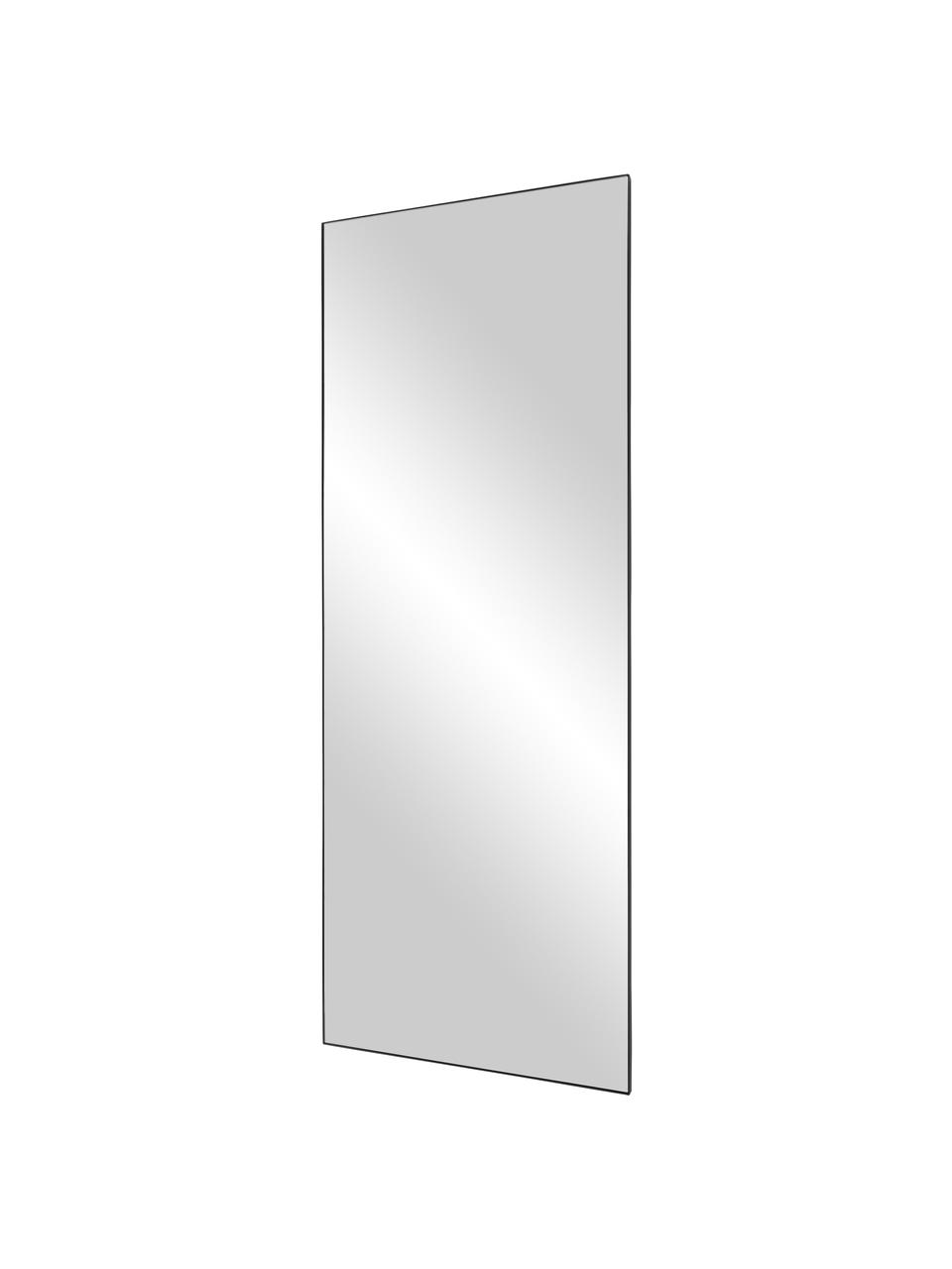Lustro z metalową ramą Cato, Czarny, S 60 x W 160 cm
