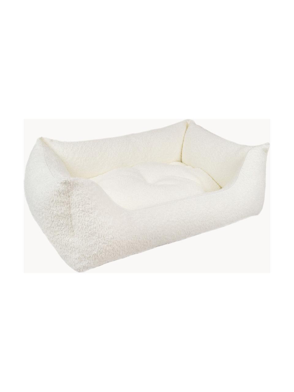 Bouclé-Hundebett Balance, verschiedene Größen, Bezug: Bouclé (100 % Polyester) , Off White, B 70 x T 50 cm