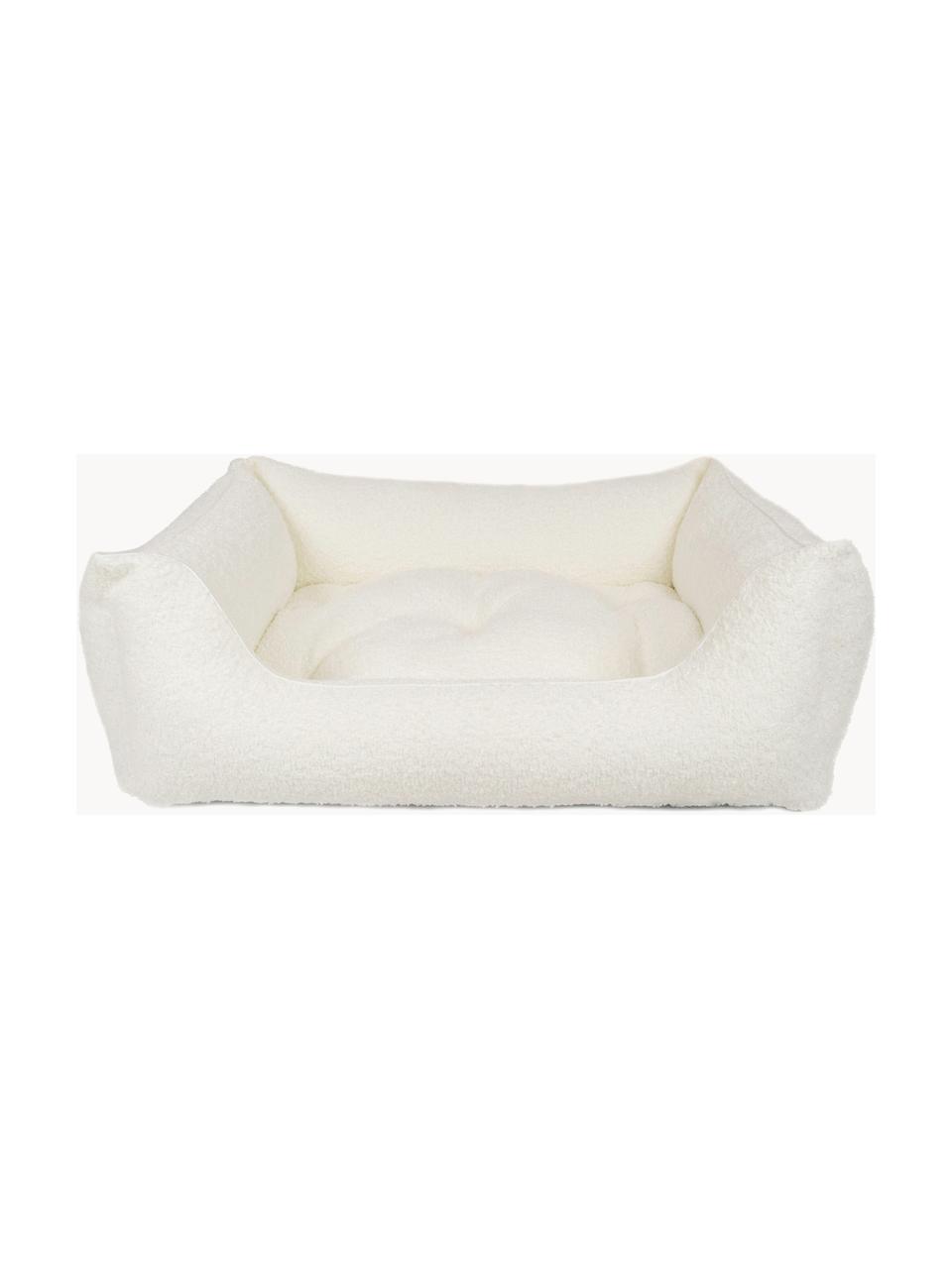 Bouclé-Hundebett Balance, in verschiedenen Größen, Bezug: Bouclé (100 % Polyester) , Off White, B 70 x T 50 cm