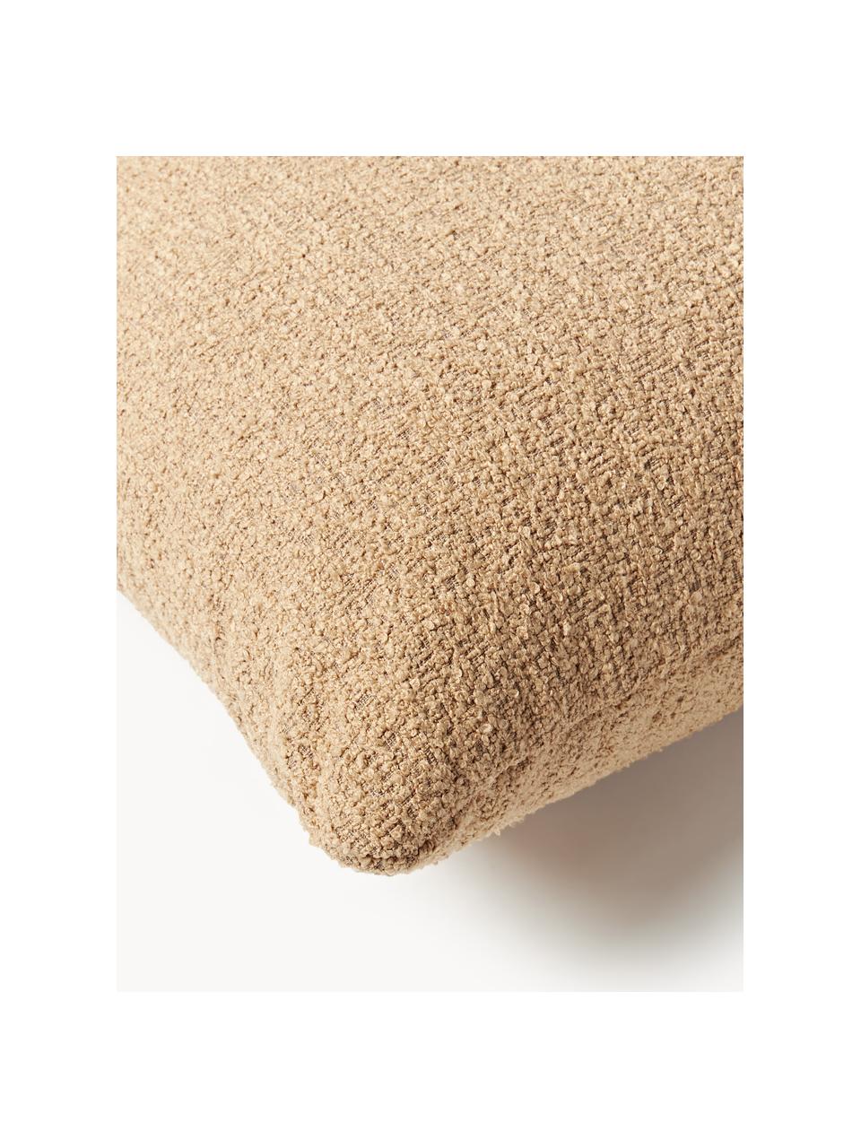 Bouclé-Sofa-Kissen Sofia, Hülle: Bouclé (100 % Polyester), Bouclé Beige, B 30 x L 70 cm