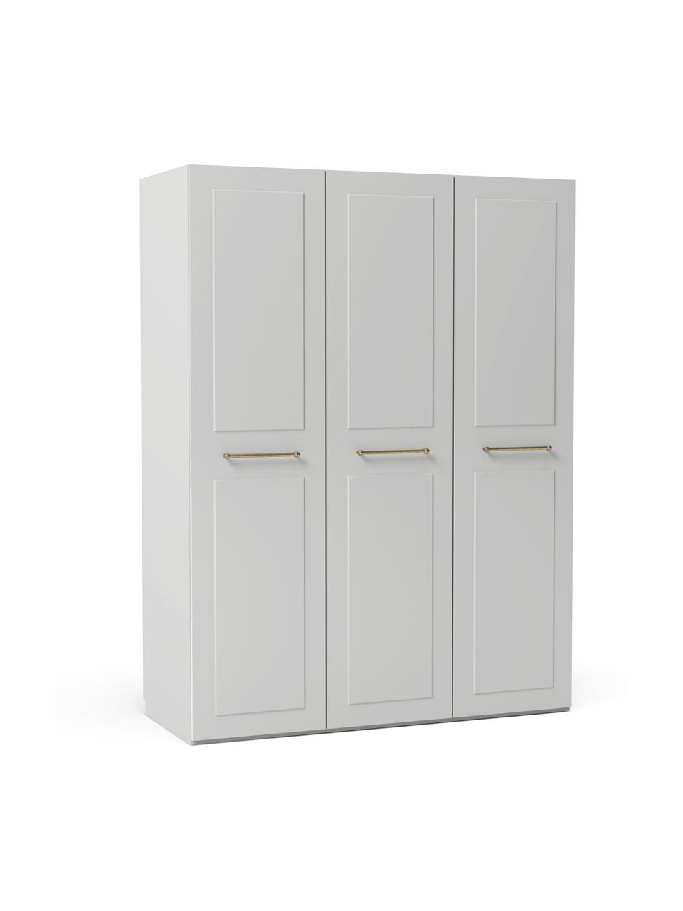 Modulární skříň s otočnými dveřmi Charlotte, šířka 150 cm, více variant, Šedá, Interiér Basic, Š 150 x V 200 cm