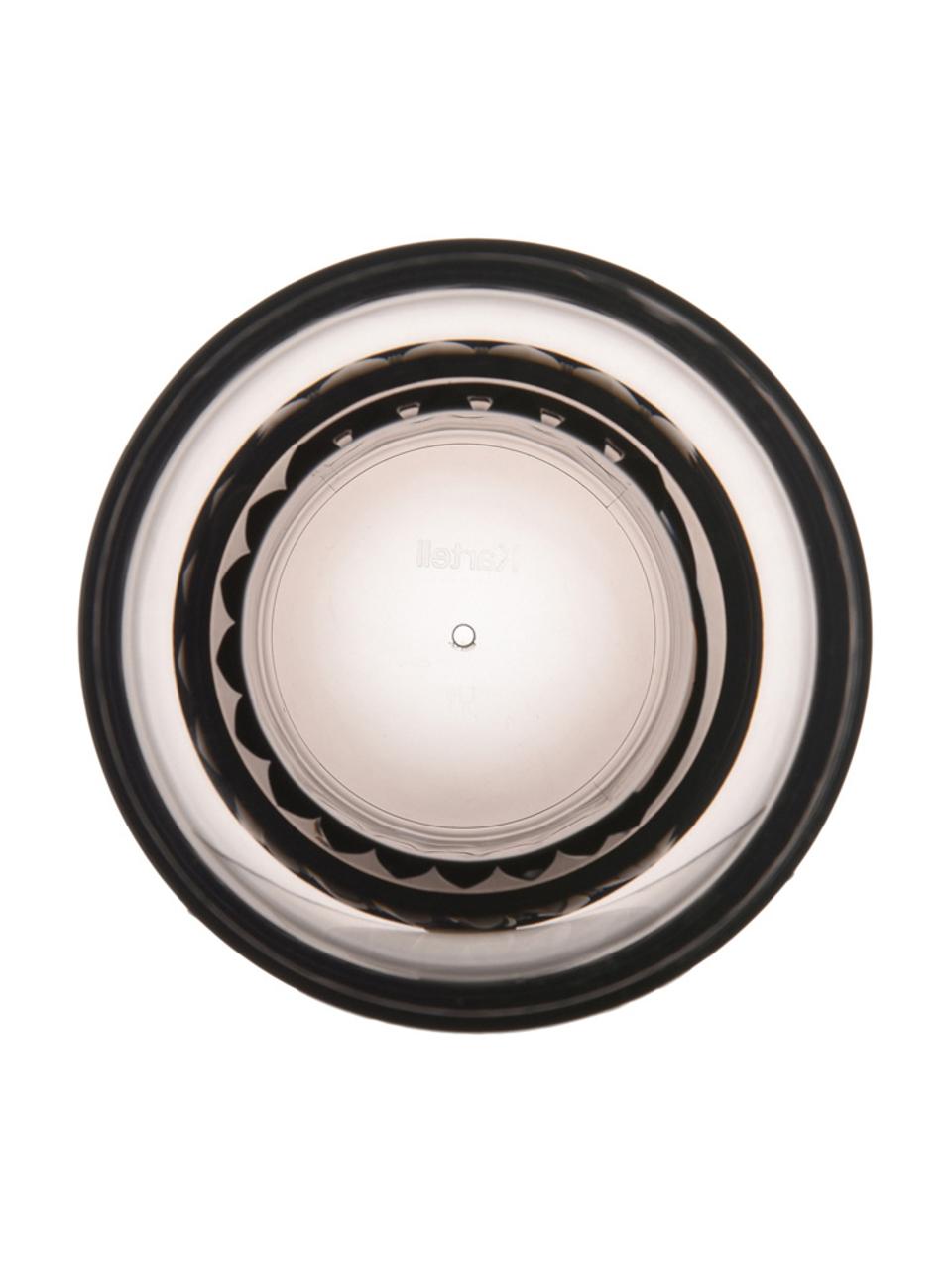 Szklanka do wody Trama, 4 szt., Tworzywo sztuczne, Szary, transparentny, Ø 9 x W 13 cm, 460 ml