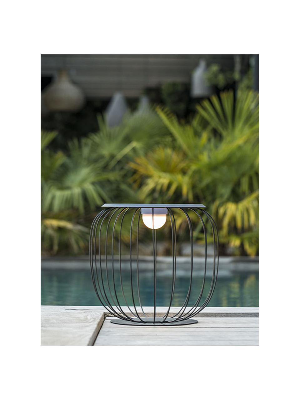 Mobilna lampa ogrodowa z funkcją przyciemniania Sunrise, Czarny, Ø 44 x W 41 cm