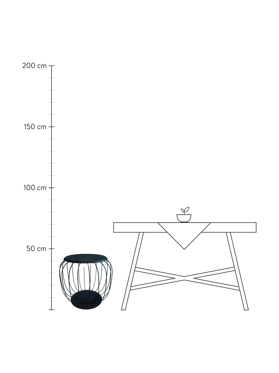 Lampe de jardin mobile à intensité variable Sunrise, Noir, Ø 44 x haut. 41 cm