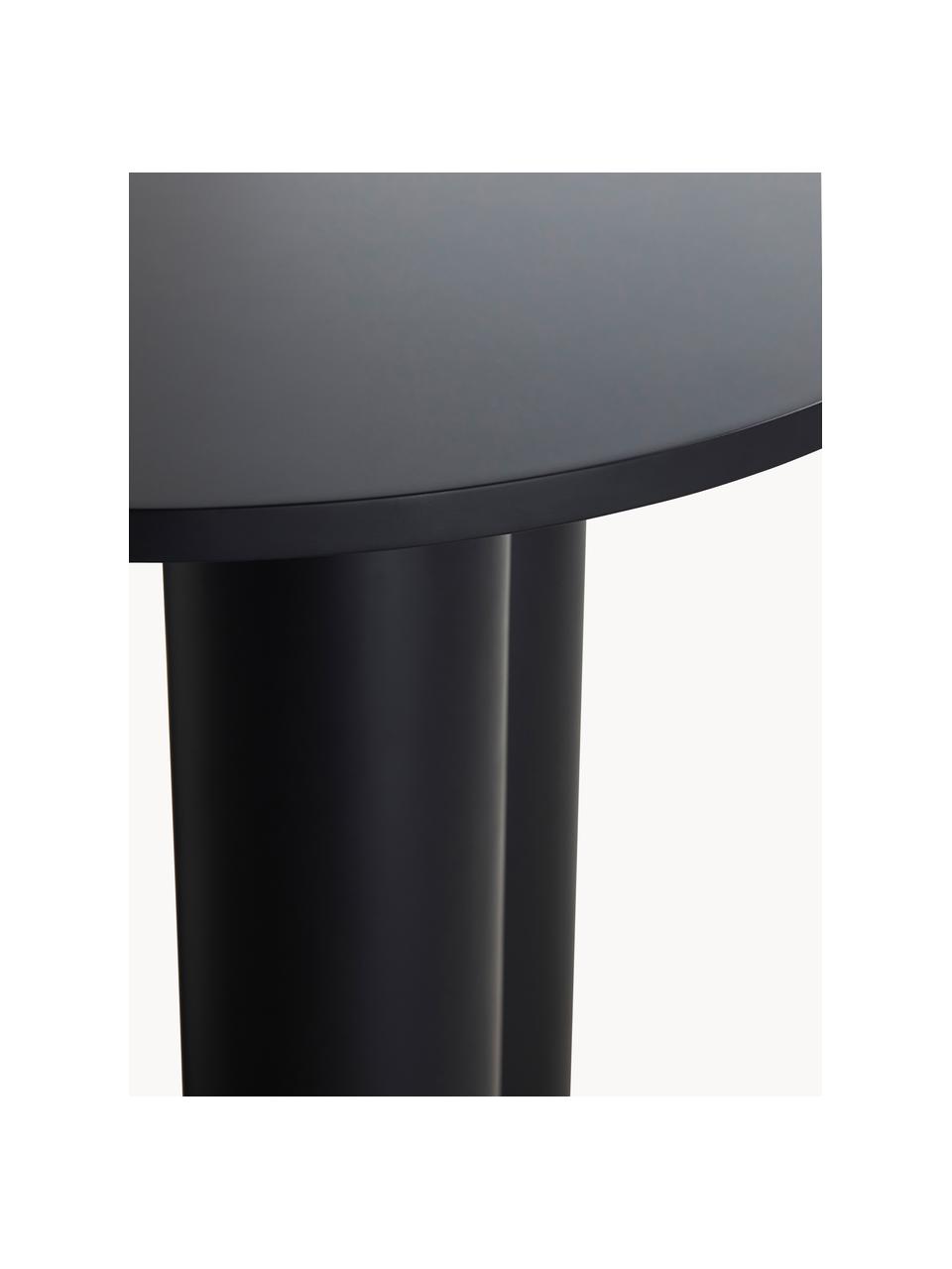 Kulatý stůl Colette, Ø 90 cm, Dřevovláknitá deska střední hustoty (MDF) s dýhou z ořechového dřeva, lakovaná

Tento produkt je vyroben z udržitelných zdrojů dřeva s certifikací FSC®., Černá, Ø 90 cm