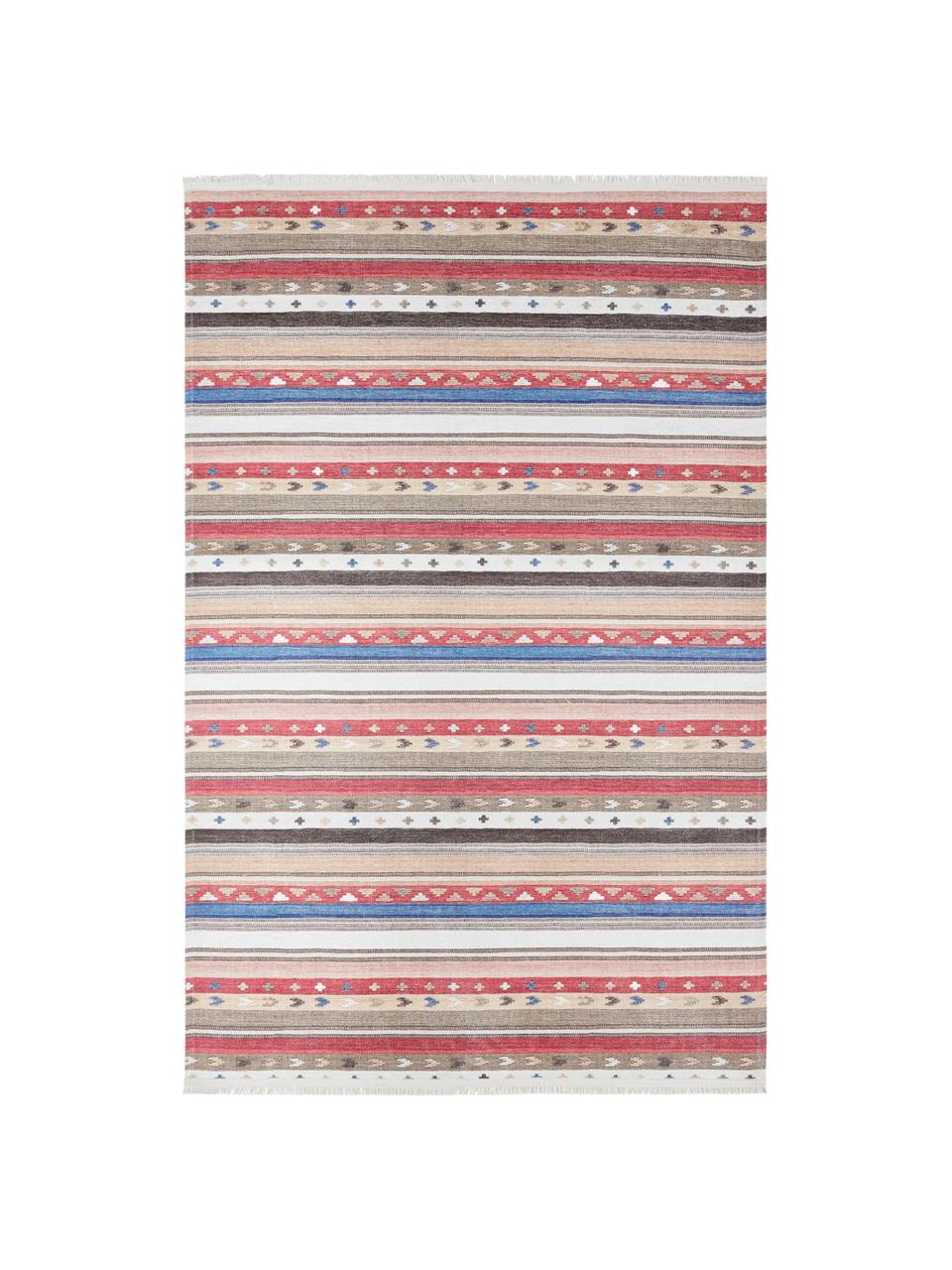 Teppich Senon im Orientstyle, Flor: 50% Polyester, 50% Baumwo, Mehrfarbig, B 180 x L 280 cm (Grösse M)
