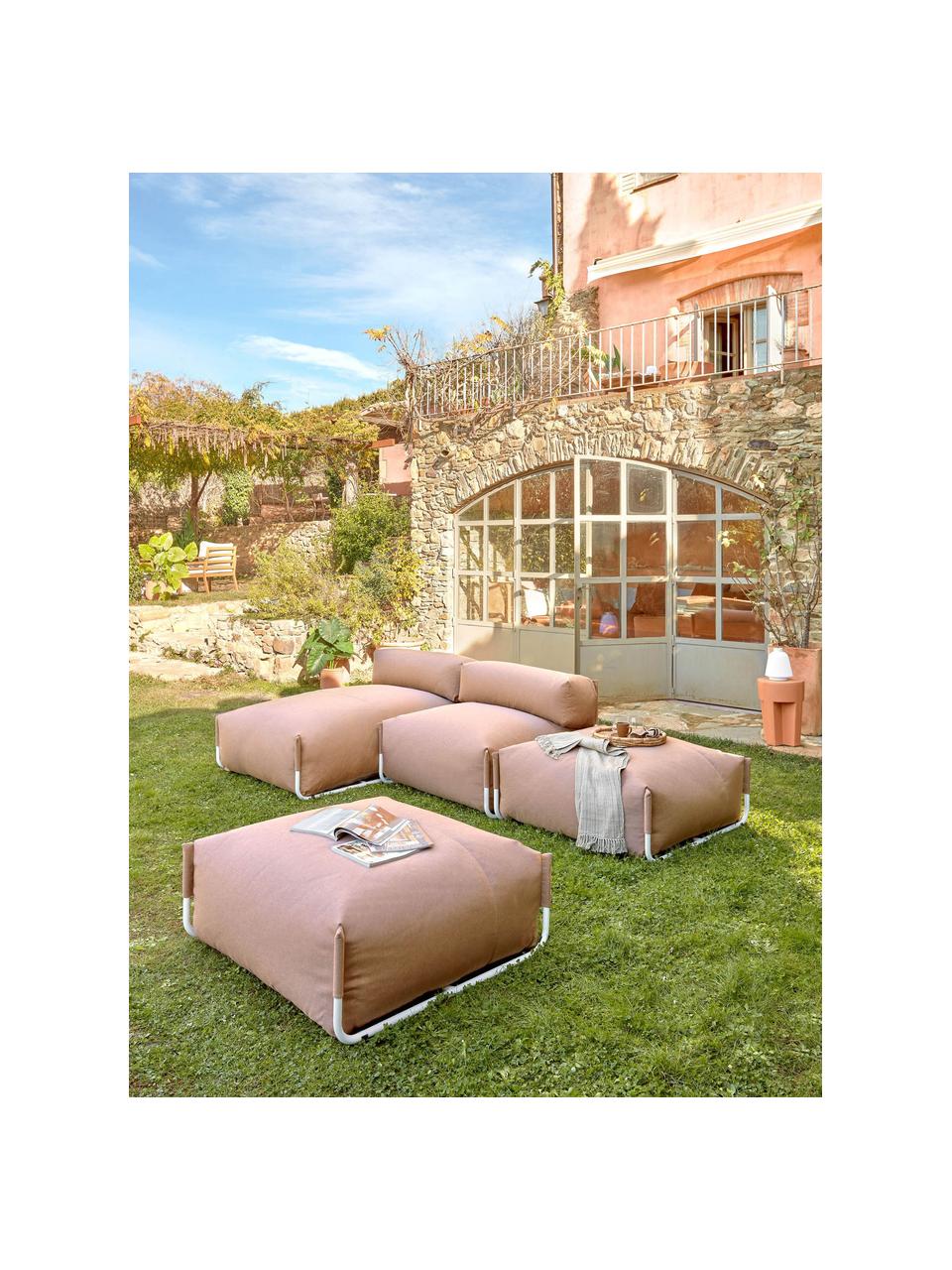 Bain de soleil gonflable Square, Rose, larg. 101 x prof. 165 cm