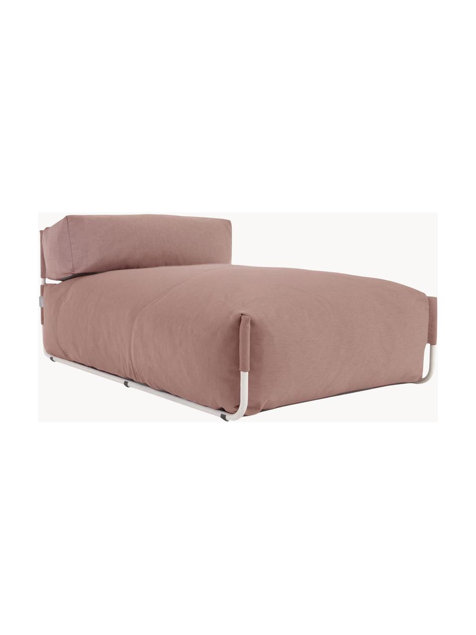 Bain de soleil gonflable Square, Rose, larg. 101 x prof. 165 cm