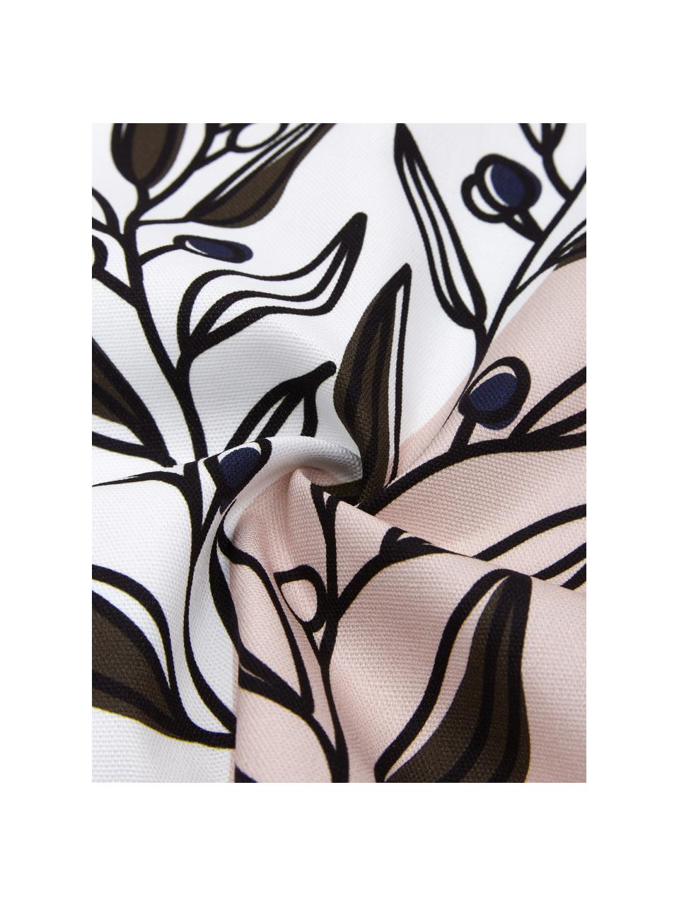 Kissenhülle Opoku mit sommerlichem Motiv aus Bio-Baumwolle, 100% Bio-Baumwolle, GOTS-zertifiziert, Mehrfarbig, B 45 x L 45 cm