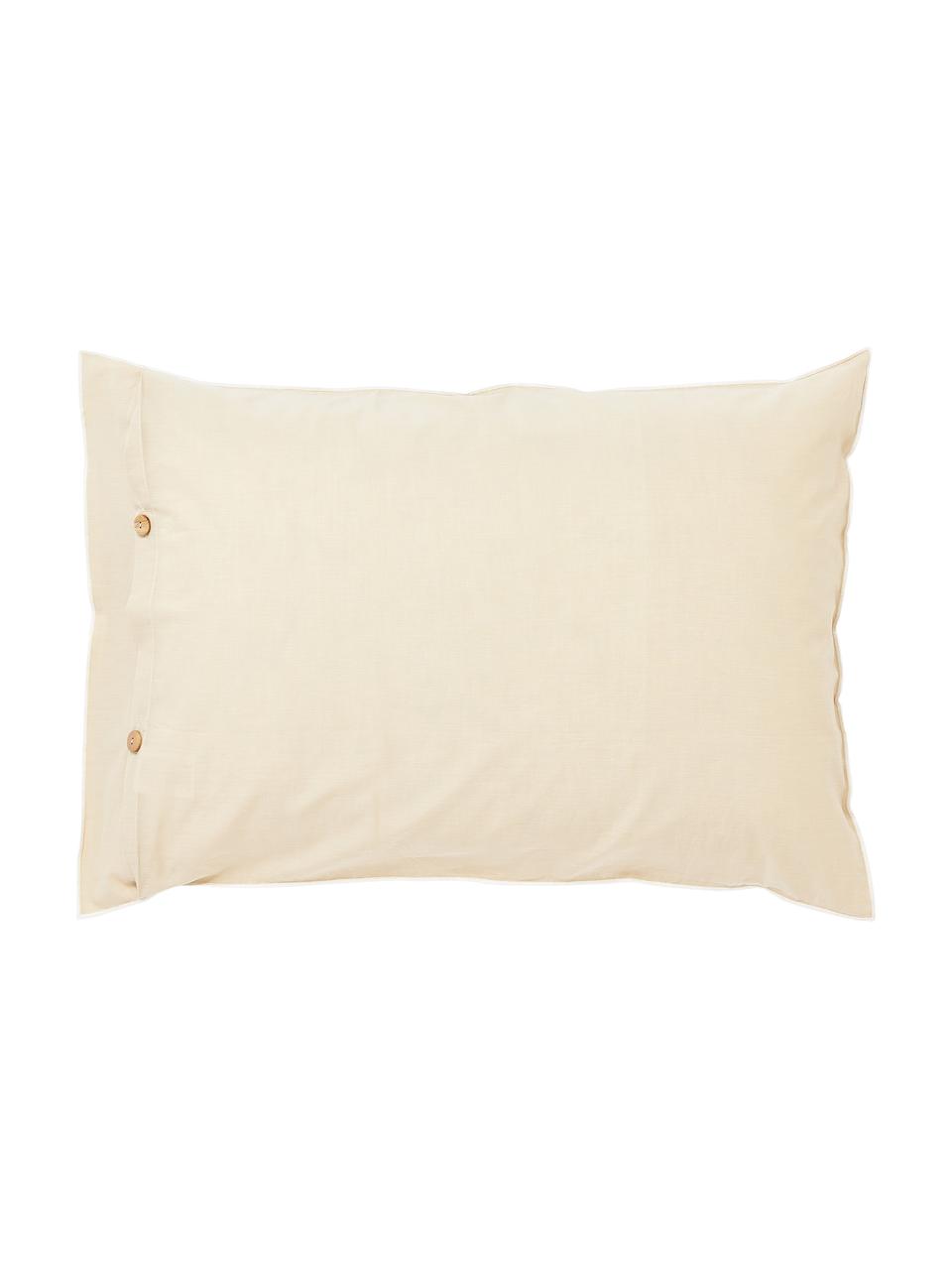 Funda de almohadade sirsaca Davey, Beige, An 45 x L 110 cm