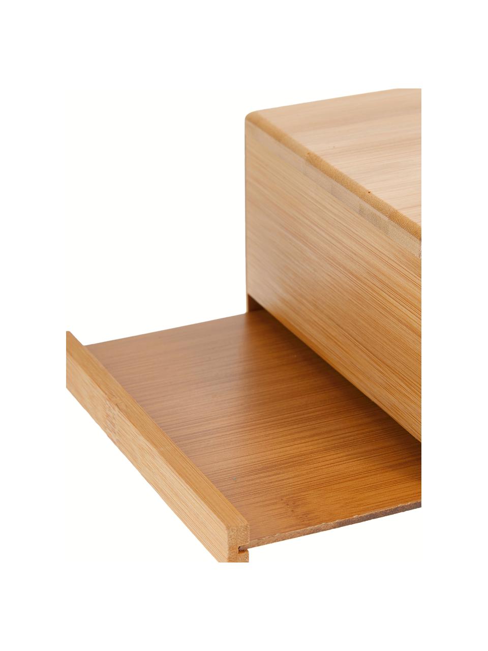Kosmetiktuchbox Lisa aus Bambus, Bambus, Hellbraun, B 28 x T 16 cm