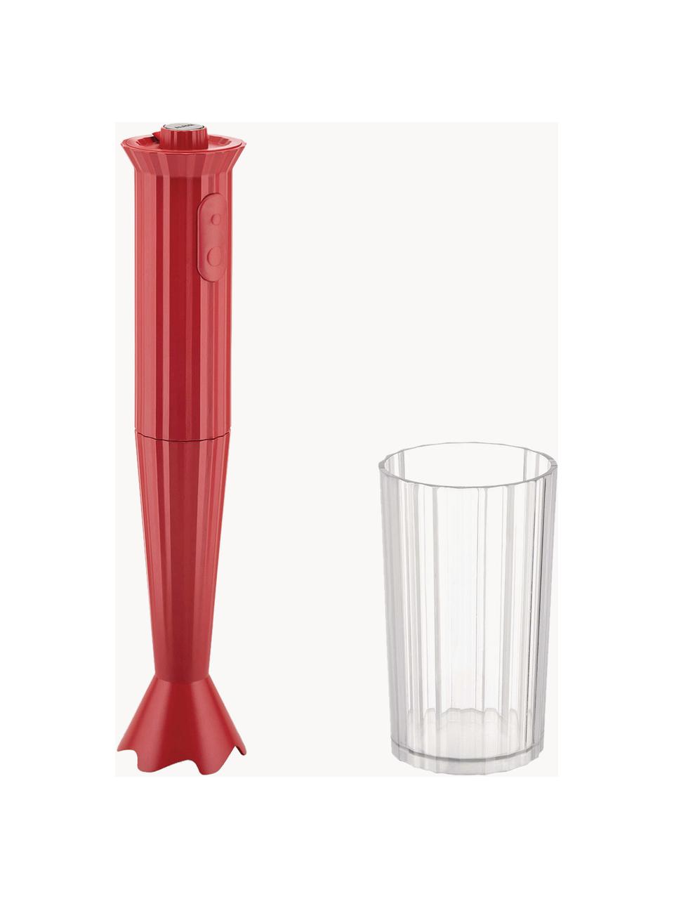 Staafmixer Plissé met beker, Thermoplastische hars, Rood, Set met verschillende formaten