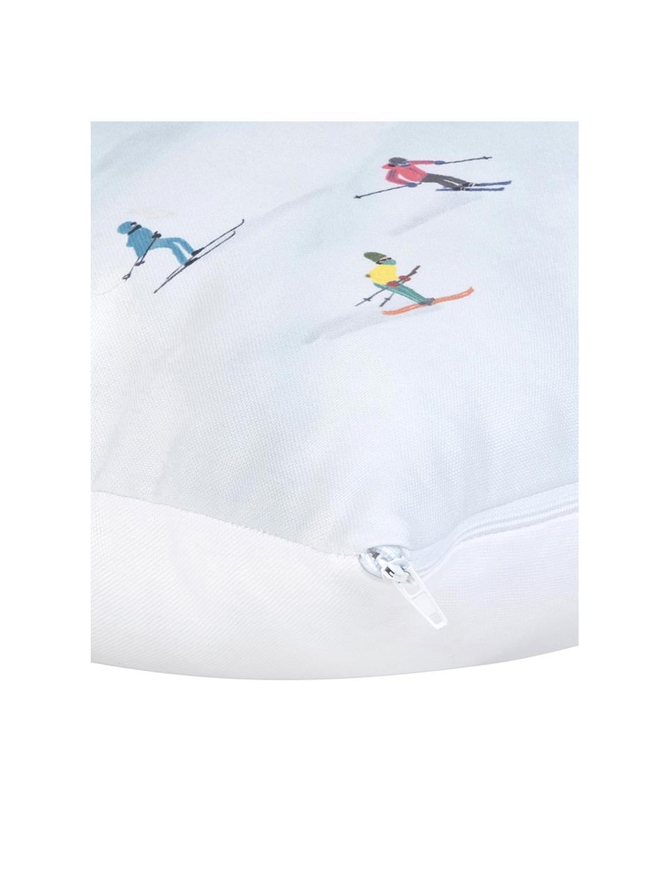 Poszewka na poduszkę Ski od Kery Till, 100% bawełna, Jasny niebieski, S 40 x D 40 cm