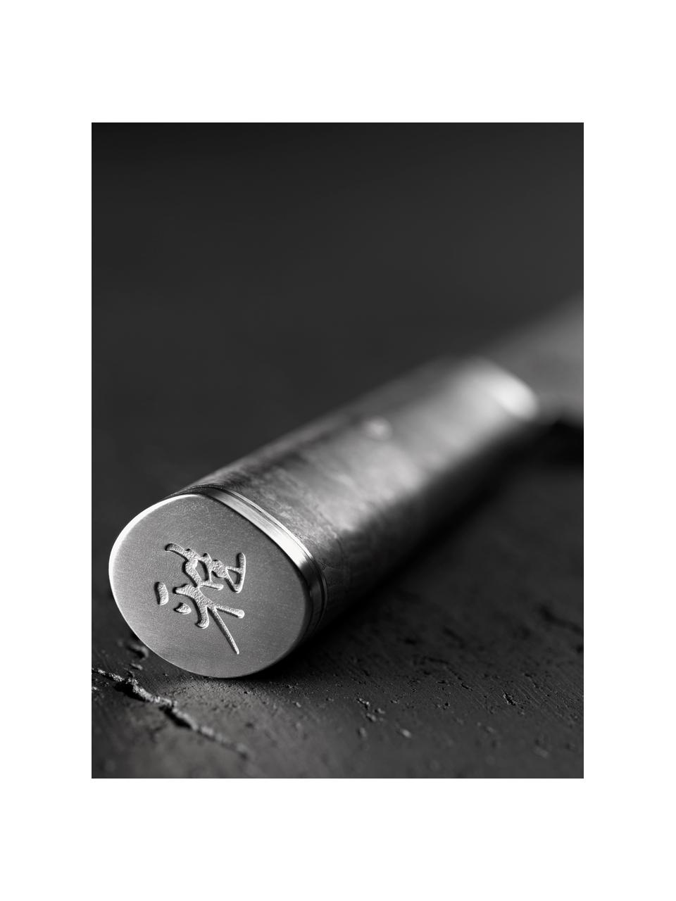 Gyutoh mes Miyabi, Mes: staalkwaliteit MC66, Zilverkleurig, greige, L 34 cm
