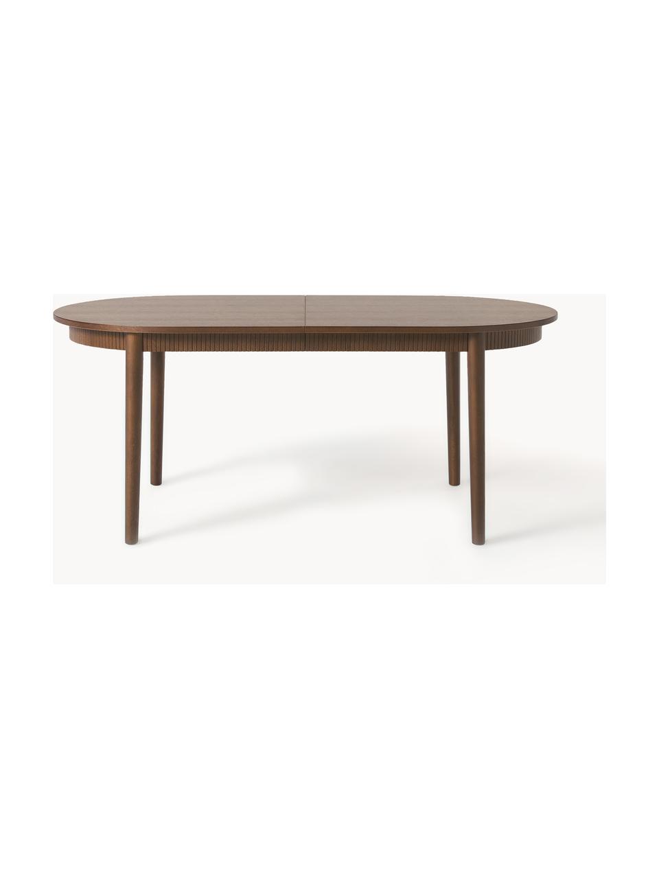 Rozkladací jedálenský stôl Calary, 180 - 230 x 92 cm, Drevo, tmavohnedá lakovaná, Š 180/230 x H 92 cm