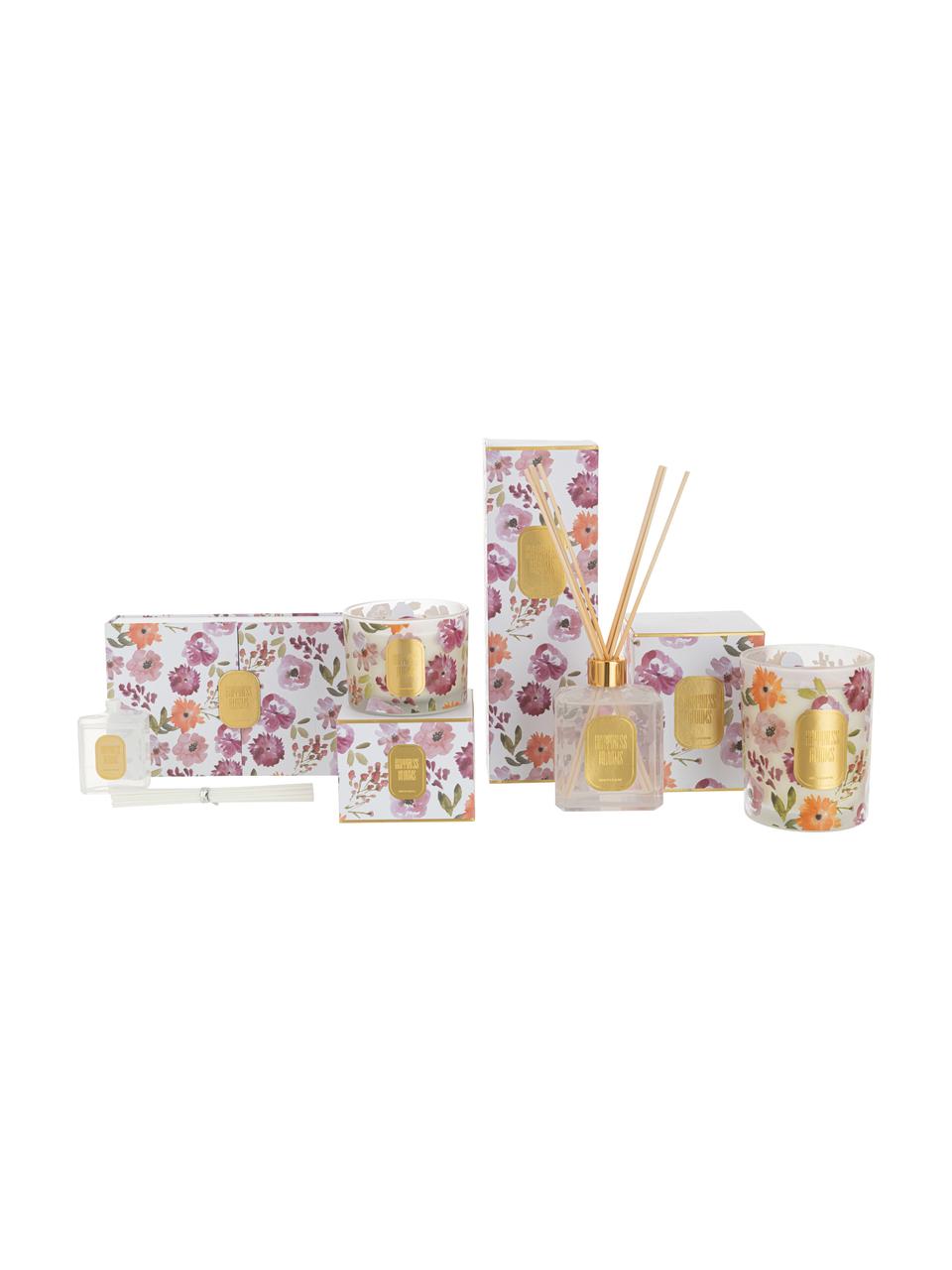 Bougie parfumée à deux mèches Happiness Blomms (mimosa & rose), Mimosa et rose, Ø 10 x haut. 8 cm
