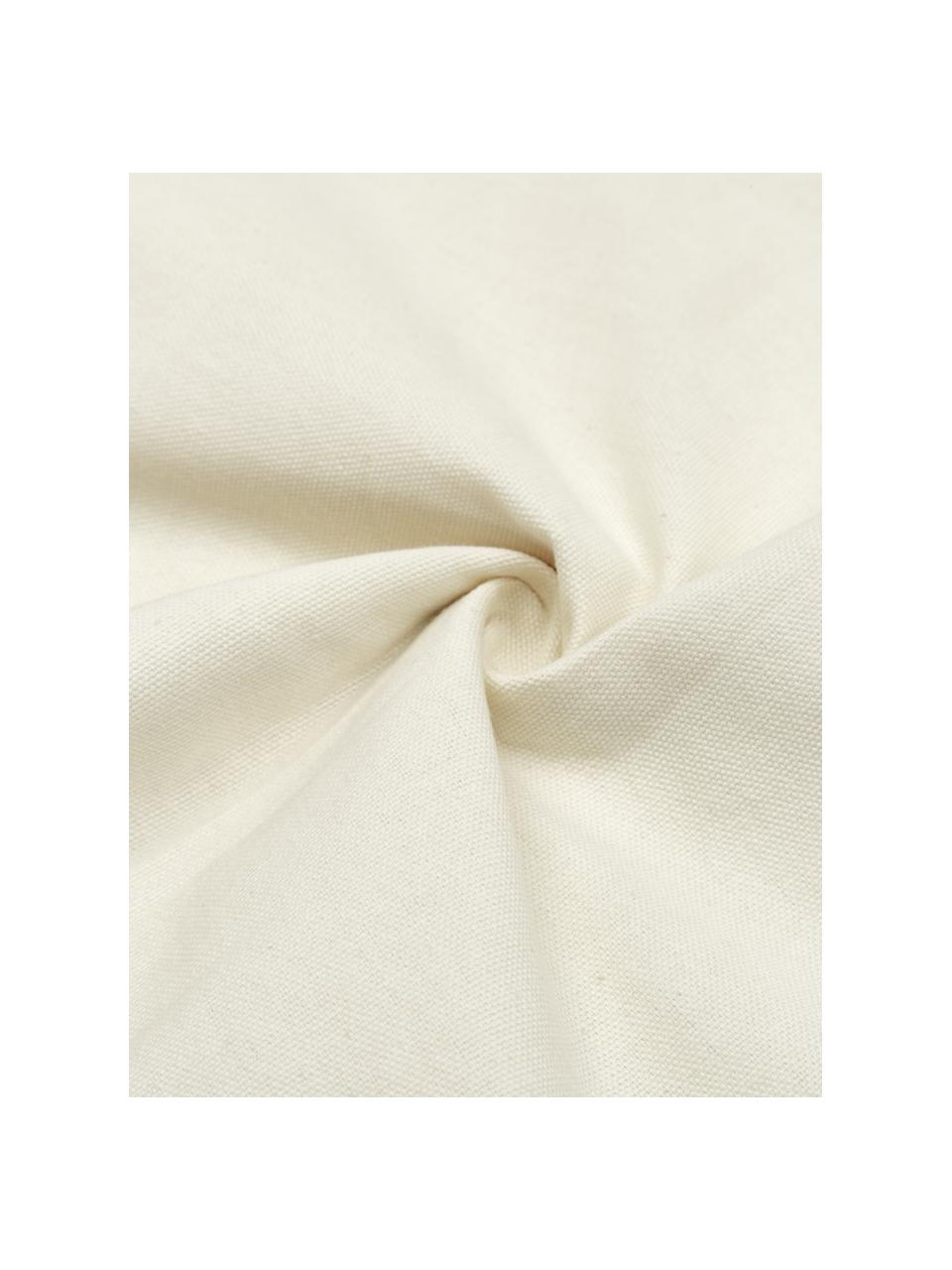 Cojín Quilted, con relleno, Funda: 100% algodón, Blanco crudo, dorado, An 45 x L 45 cm