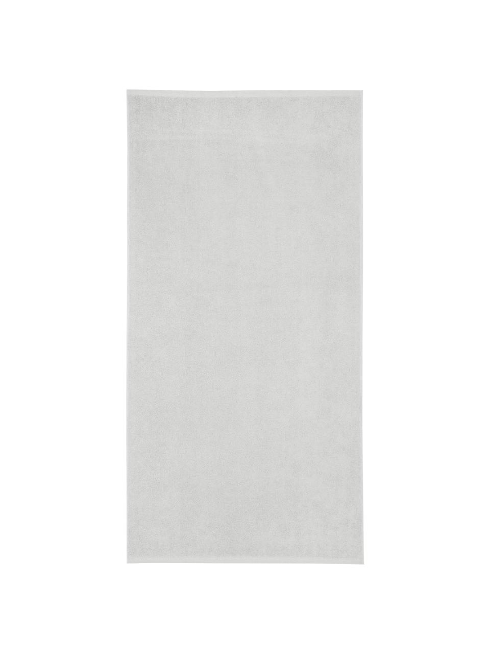 Asciugamano in tinta unita Comfort, diverse misure, Grigio chiaro, Telo bagno, Larg. 100 x Lung. 150 cm