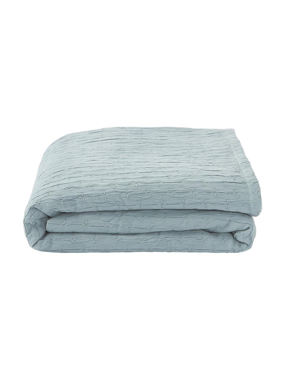 Bedsprei Mallon van katoen, 100% katoen, BCI-gecertificeerd

Het in dit product gebruikte materiaal is getest op schadelijke stoffen en gecertificeerd volgens STANDARD 100 door OEKO-TEX®, 6457CIT, CITEVE., Lichtblauw, B 230 x L 250 cm