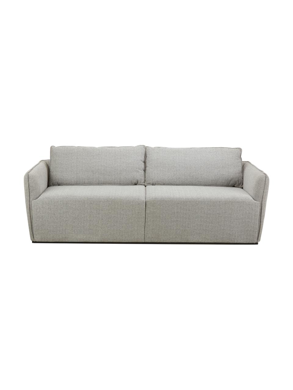 Sofa John (3-Sitzer) in Grau, Bezug: 100% Polyester Der hochwe, Gestell: Massives Eschenholz, Euka, Füße: Kunststoff, Webstoff Grau, B 210 x L 98 cm