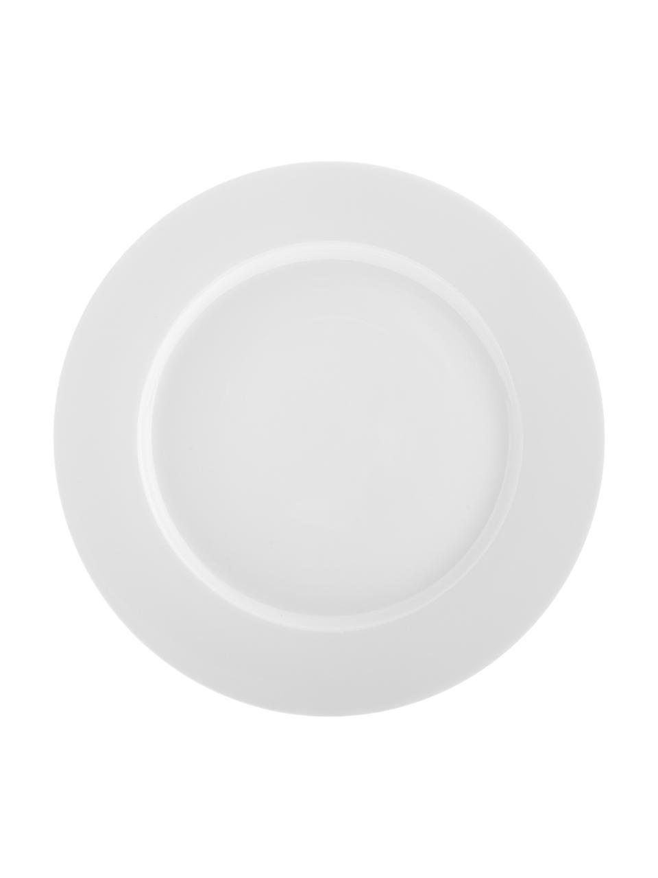 Porzellan-Frühstücksteller Delight Classic in Weiß, 2 Stück, Porzellan, Weiß, Ø 23 cm