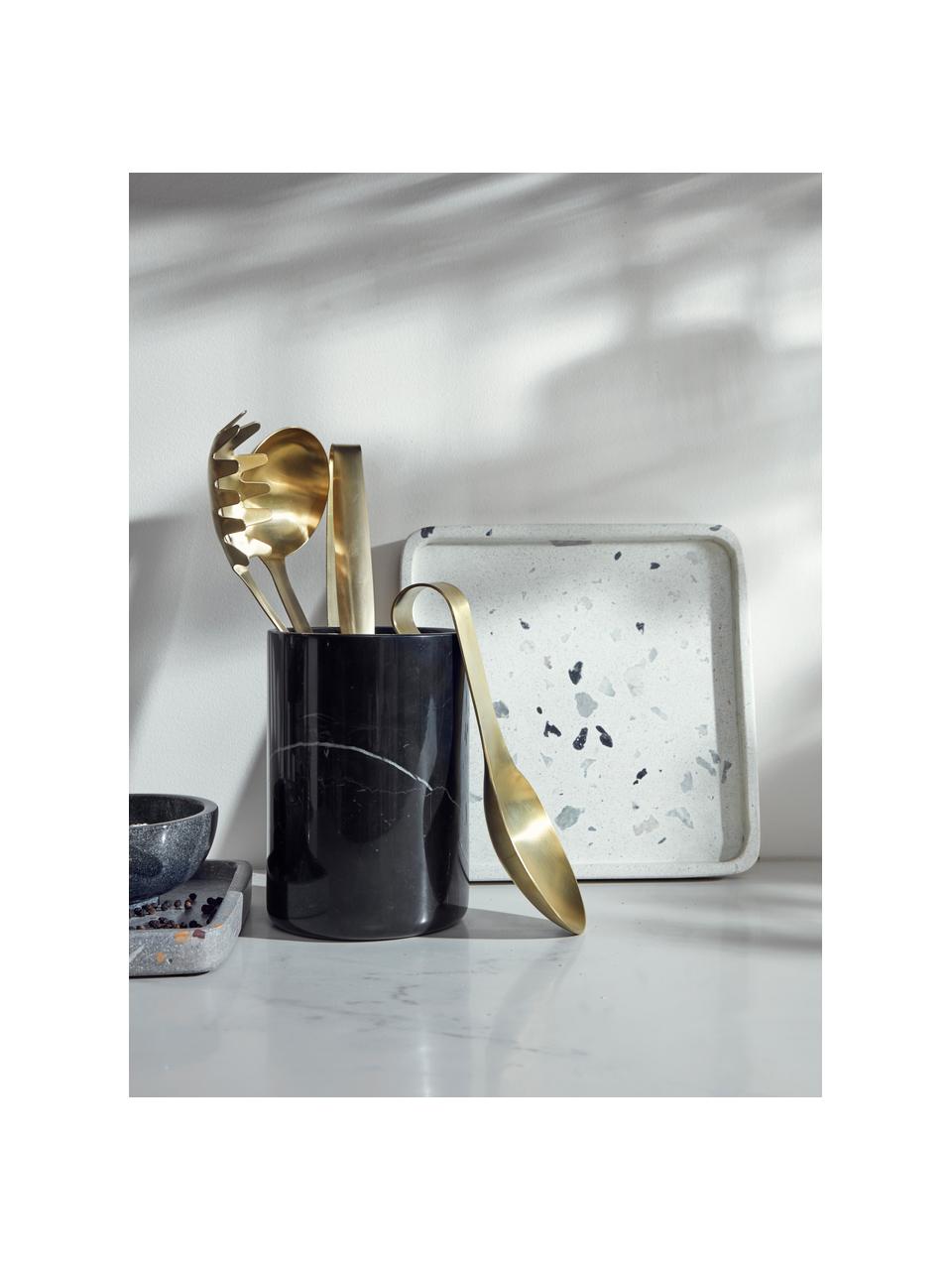 Cuchara para espaguetis Goldies, Acero inoxidable

La cubertería está hecha de acero inoxidable. Por tanto, es duradera, inoxidable y resistente a las bacterias., Dorado mate, An 5 x L 33 cm
