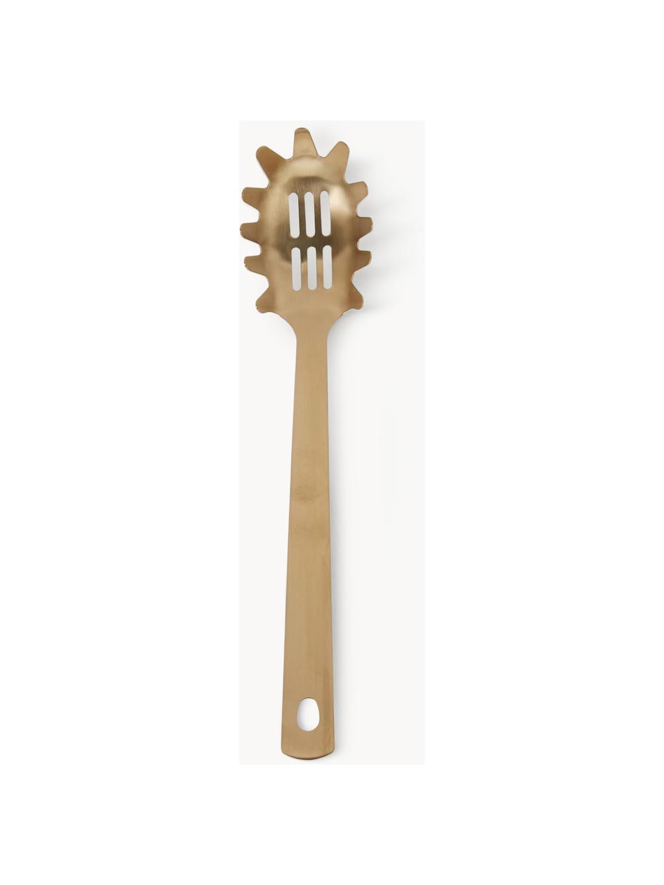 Matt gebürsteter Spaghettilöffel Goldies, Edelstahl

Das Besteck ist aus Edelstahl gefertigt. Somit ist es langlebig, rostet nicht und ist resistent gegen Bakterien., Goldfarben, matt, B 5 x L 33 cm