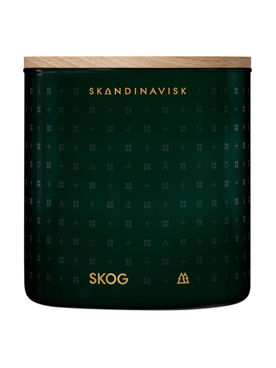 Vela perfumada dos mechas Skog (pino, piñas, savia de abedul), Recipiente: vidrio, Caja: cartón, Pino, piñas, savia de abedul, Ø 10 x Al 16 cm