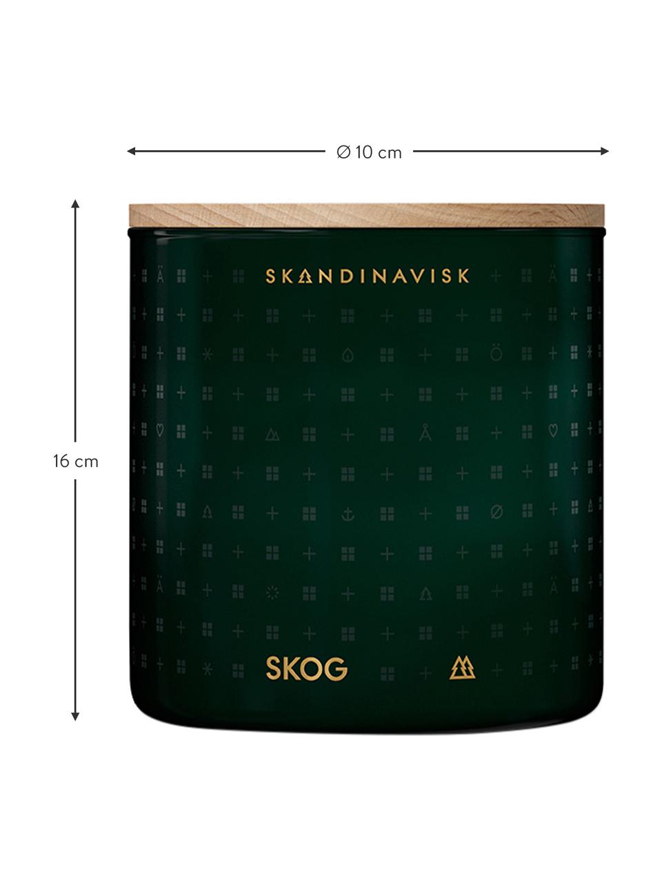 Vela perfumada dos mechas Skog (pino, piñas, savia de abedul), Recipiente: vidrio, Caja: cartón, Pino, piñas, savia de abedul, Ø 10 x Al 16 cm
