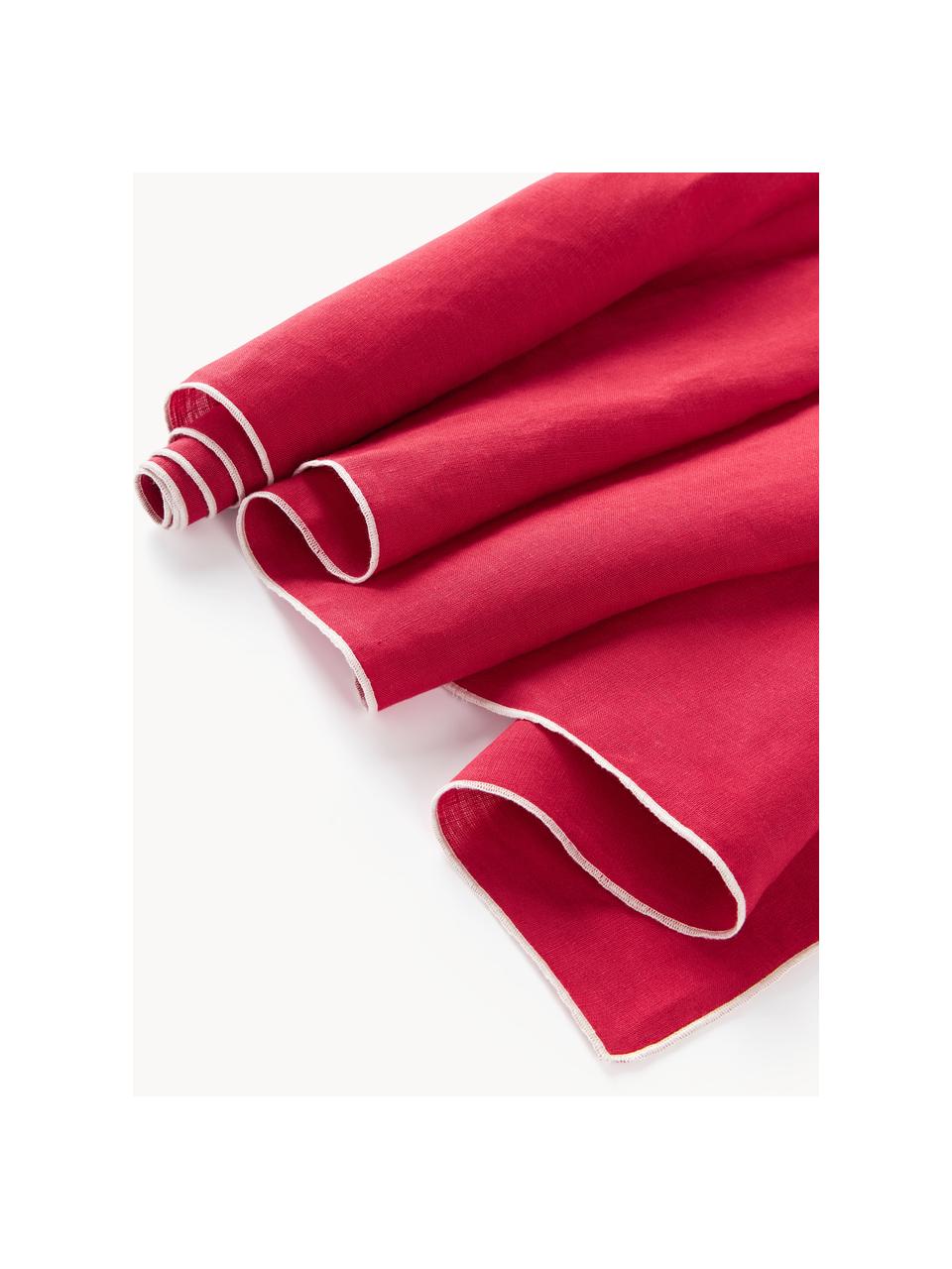 Leinen-Tischläufer Kennedy mit Umkettelung, 100 % gewaschenes Leinen

Leinen ist eine Naturfaser, welche sich durch Atmungsaktivität, Strapazierfähigkeit und Weichheit auszeichnet.

Das in diesem Produkt verwendete Material ist schadstoffgeprüft und zertifiziert nach STANDARD 100 by OEKO-TEX®, 6760CIT, CITEVE., Rot, Weiss, B 40 x L 150 cm