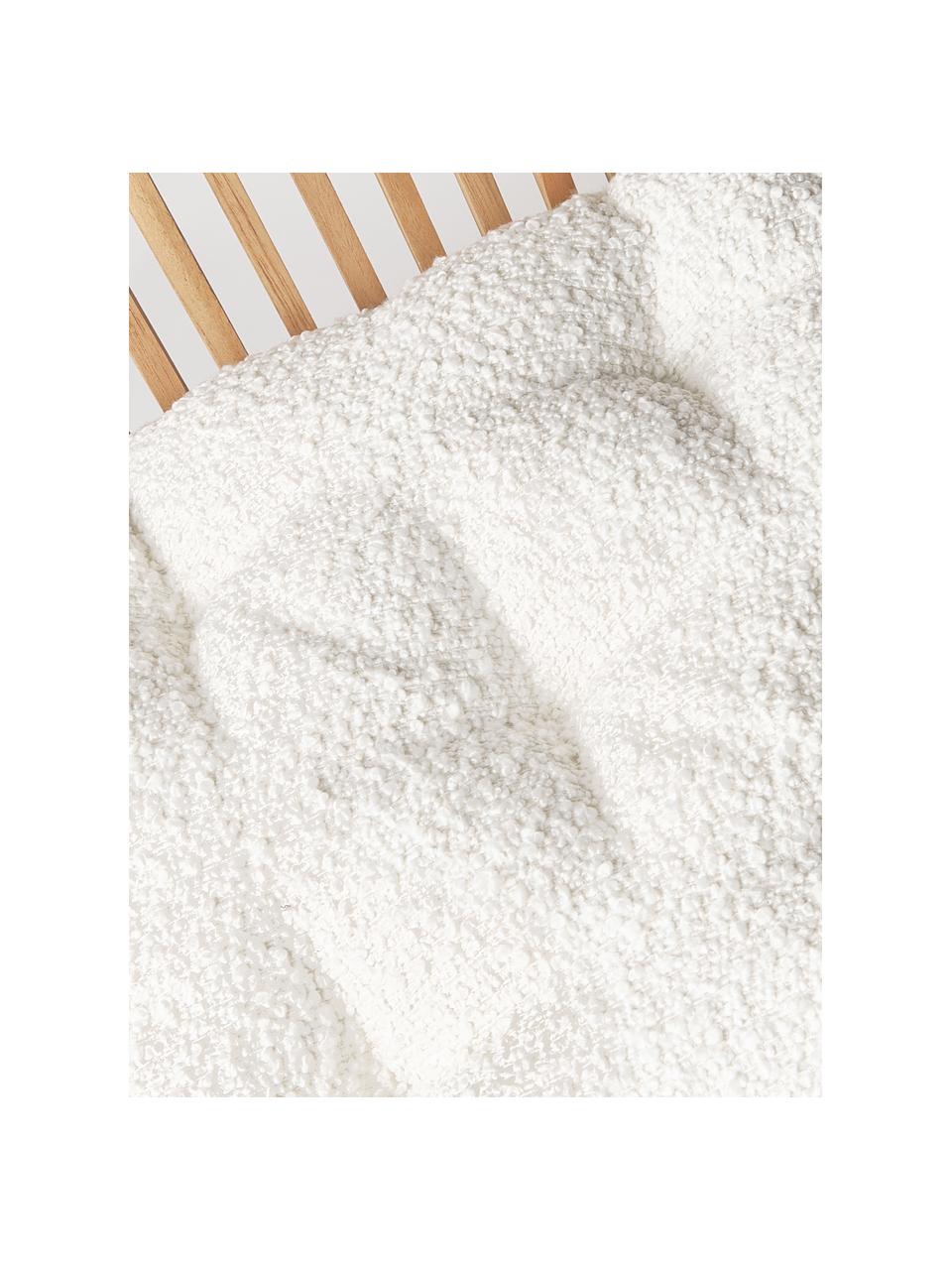 Bouclé-Sitzkissen Bellamie, 2 Stück, Hülle: Bouclé (95 % Polyester, 5, Bouclé Weiss, B 40 x L 40 cm