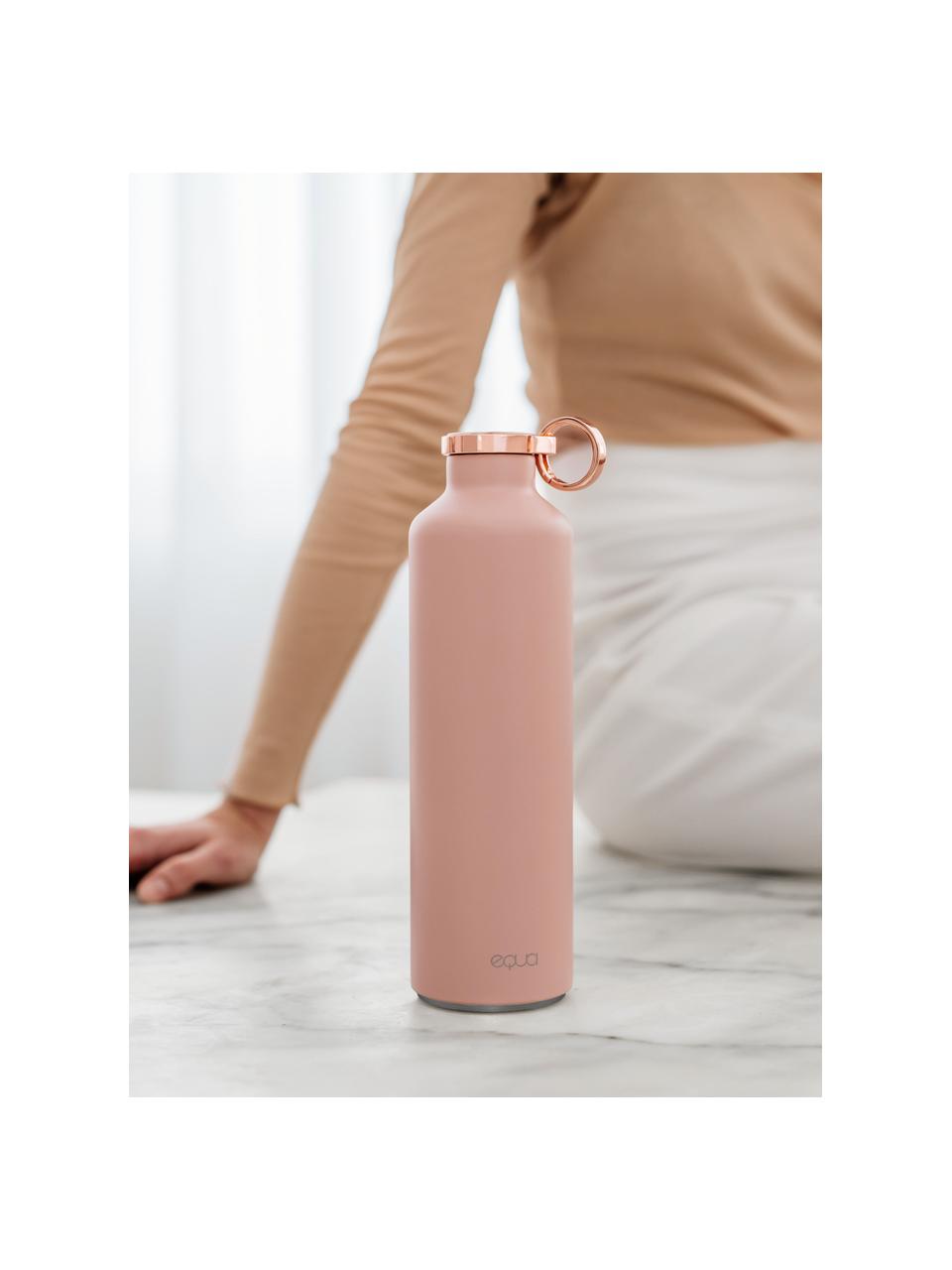 Isolierflasche Classy Thermo Pink Blush, Rostfreier Stahl, beschichtet, Rosa, Kupferfarben, Ø 8 x H 26 cm