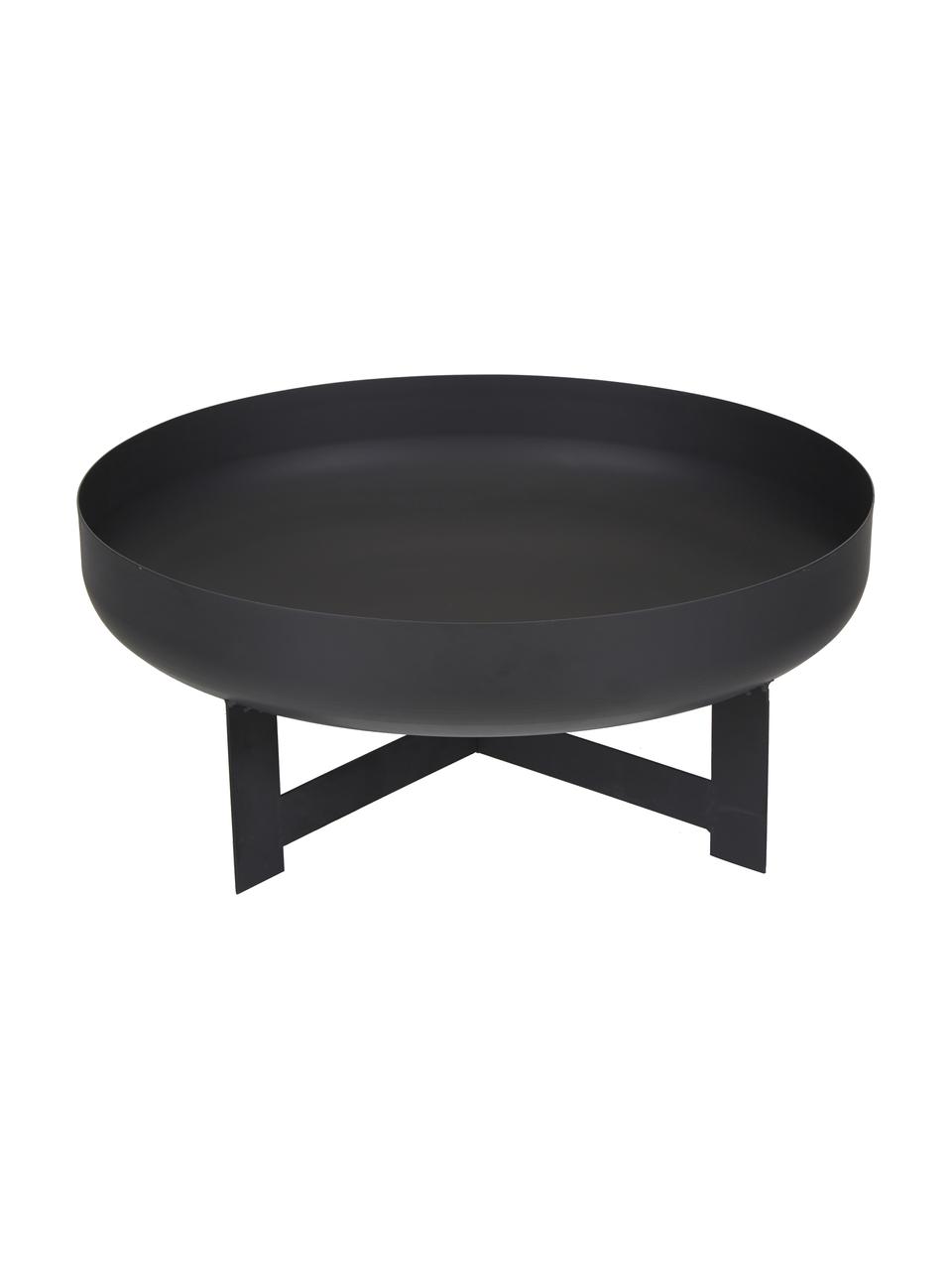 Braséro Efesto, Acier, revêtement par poudre, résistant aux hautes températures, Noir, Ø 60 x haut. 24 cm