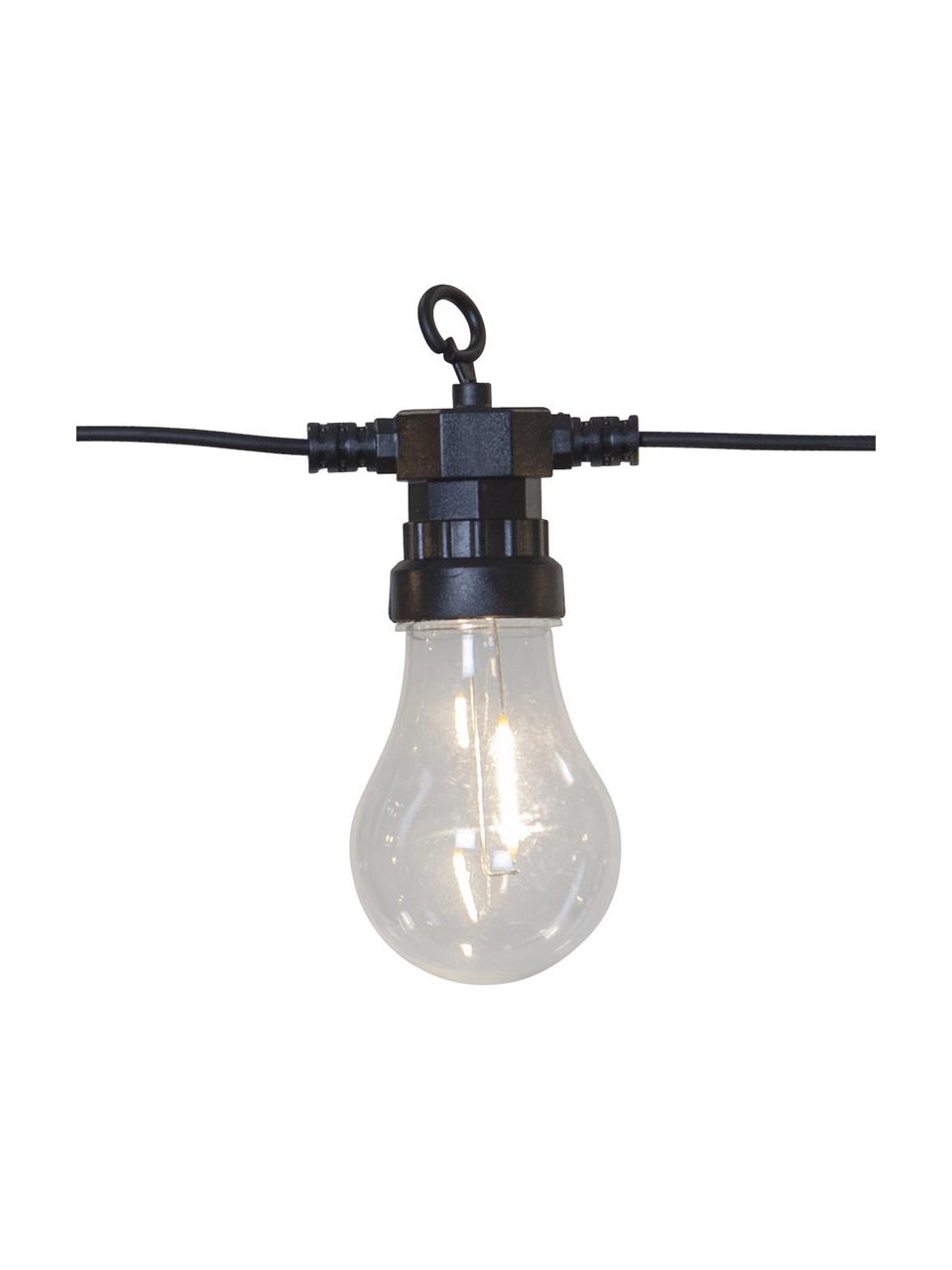 Ghirlanda a LED Circus, 405 cm, 10 lampadine, Nero trasparente, Lung, 405 cm