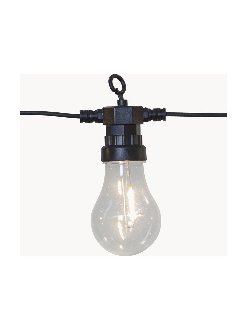 Guirnalda de luces LED Circus, 405 cm, Negro, transparente, L 405 cm