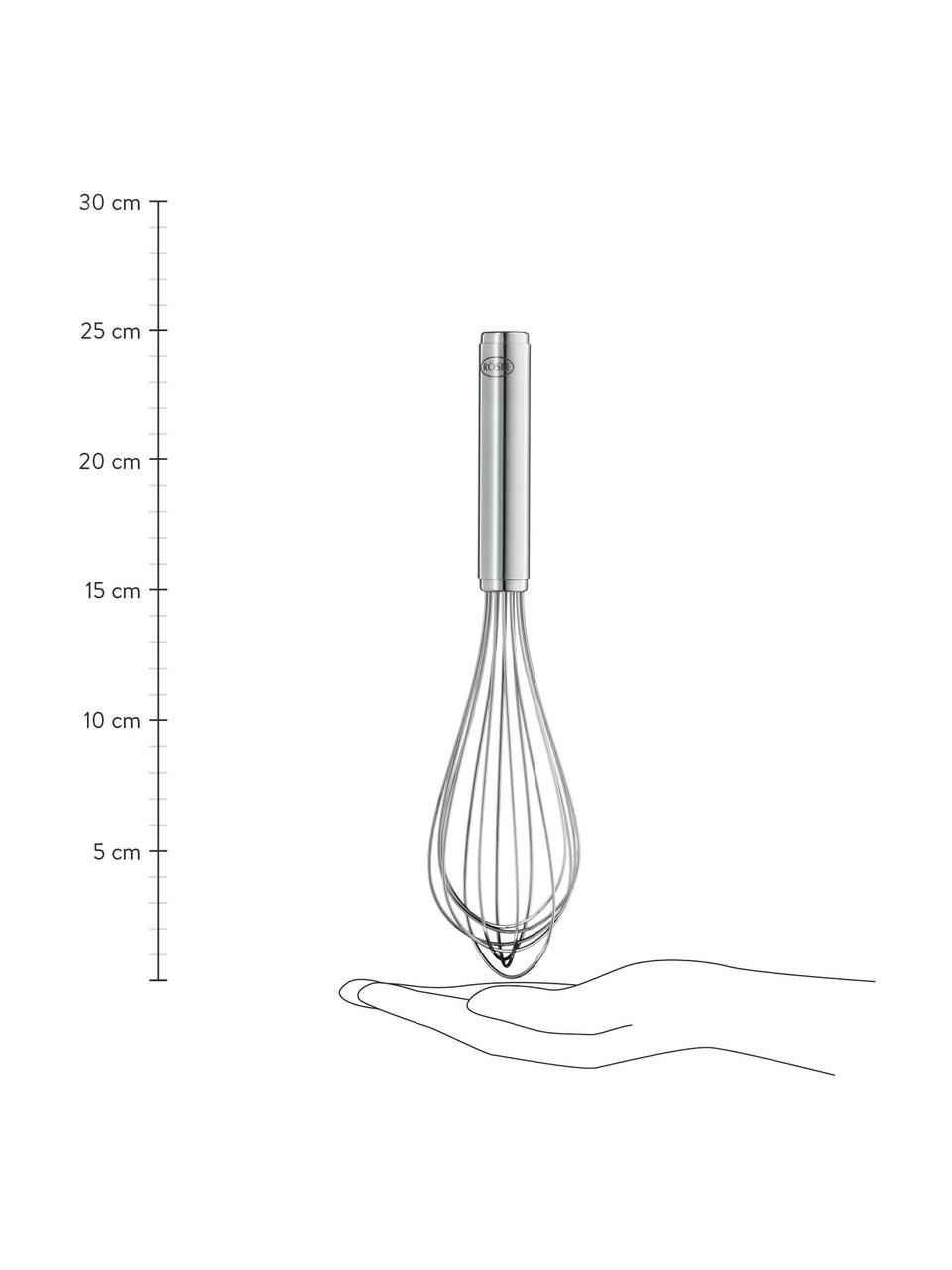 Frusta in acciaio inox Classic, Acciaio inossidabile 18/10, Argentato, Lung. 25 cm