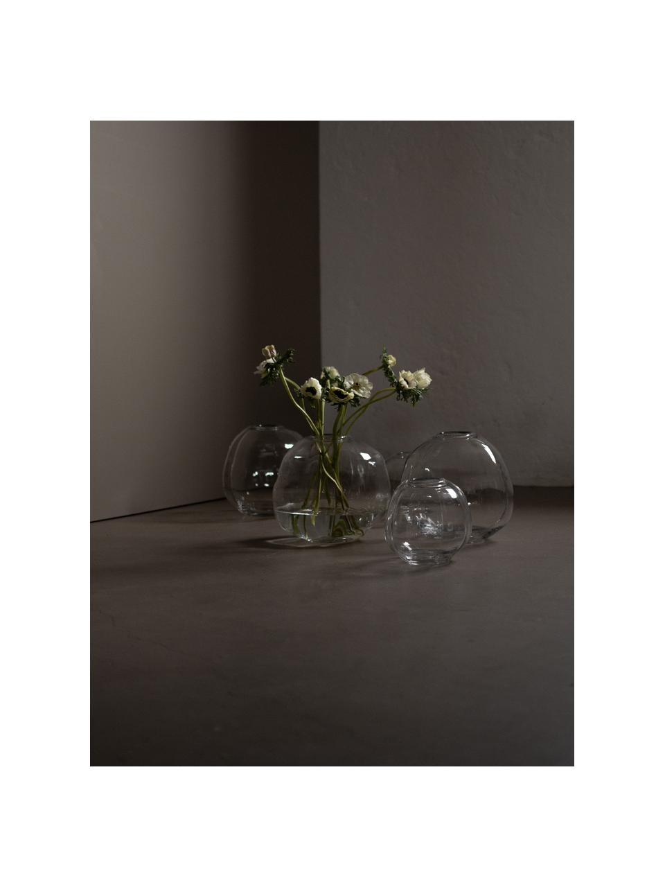 Vase en verre Pebble, Ø 20 cm, Verre, Transparent, Ø 20 x haut. 20 cm