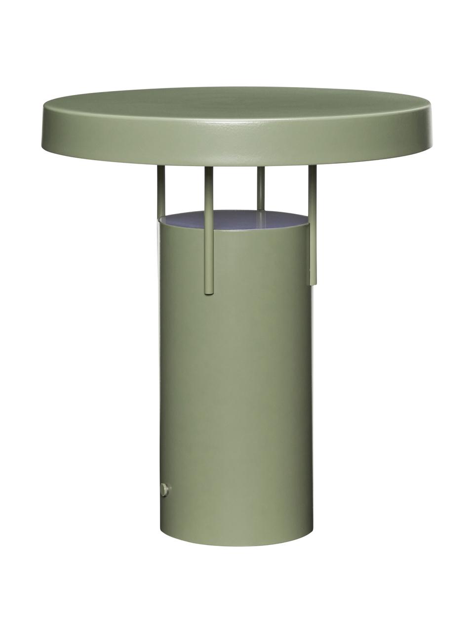 Lampe à poser LED d'extérieur à intensité variable avec fonction tactile Bring Me, Acier, enduit, Vert, Ø 25 x haut. 28 cm