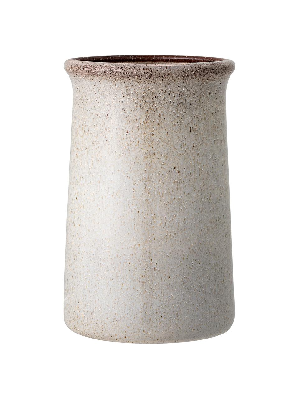 Handgemaakte flessenkoeler Sandrine in beige, Keramiek, Beigetinten, Ø 15 cm, H 23 cm