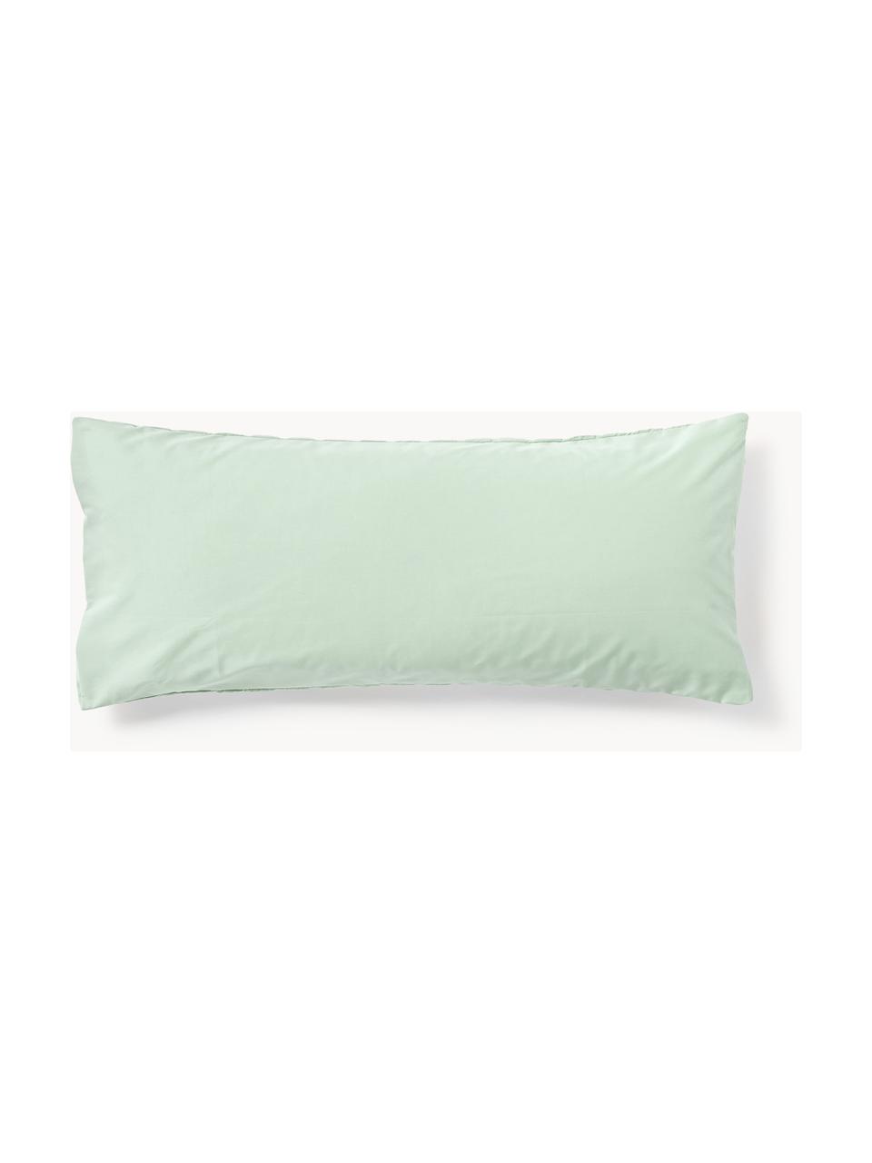 Funda de almohada de sirsaca Esme, Parte superior: sirsaca Densidad de hilo , Reverso: Renforcé Densidad de hilo, Verde salvia, An 45 x L 110