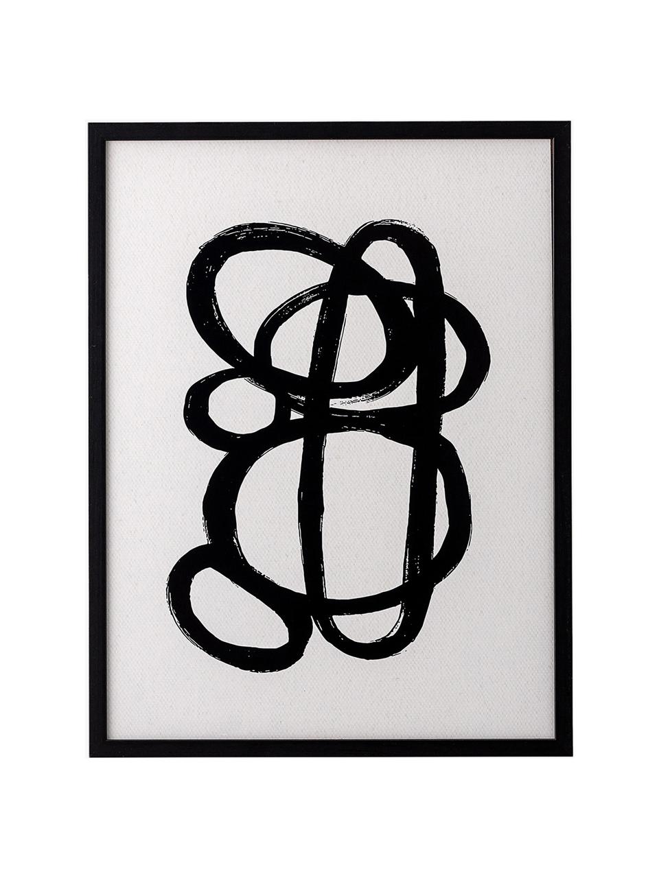 Digitálna tlač s rámom Doris, Čierna, biela, Š 32 x V 42 cm