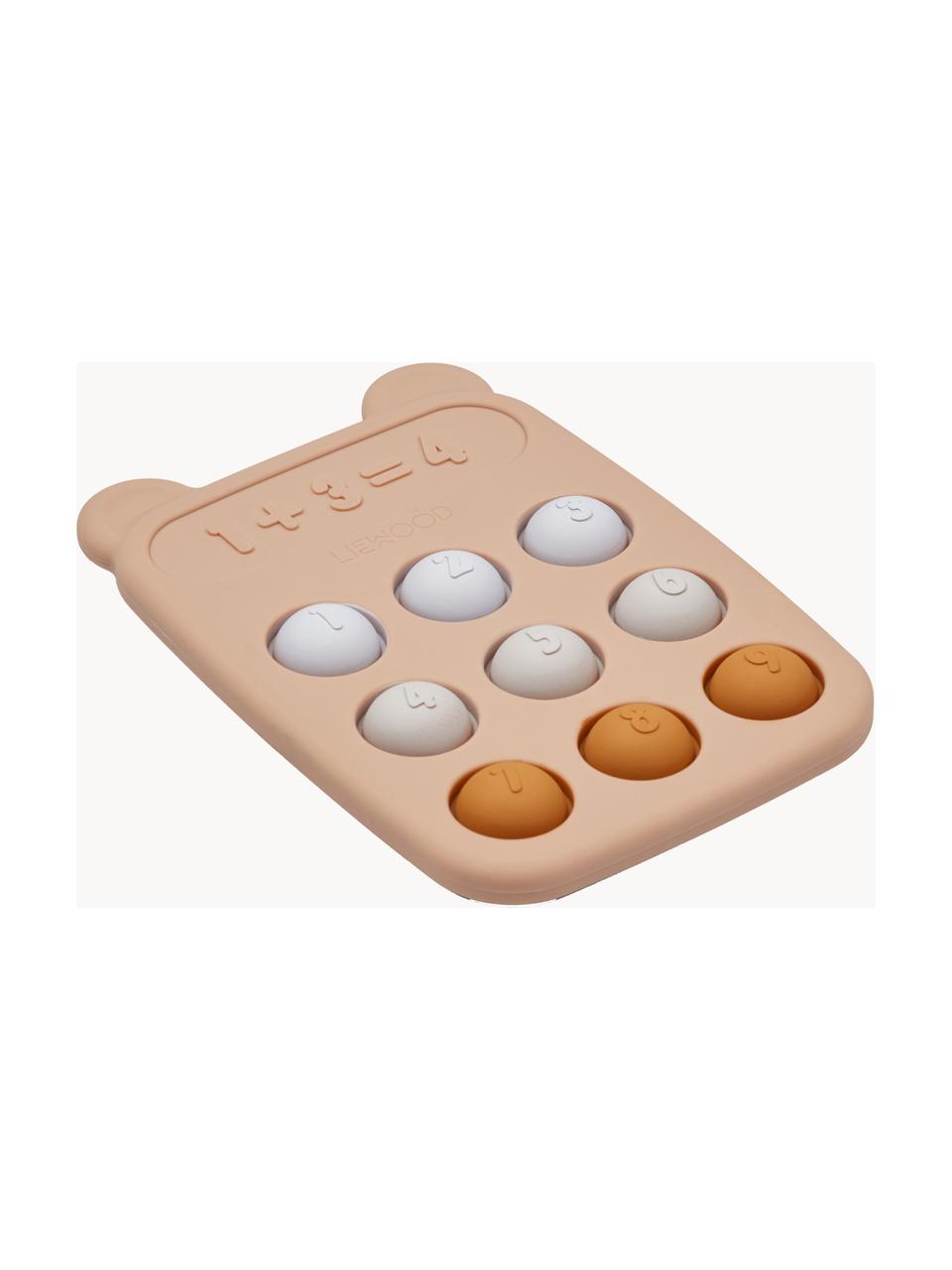 Sensorik-Spielzeug Anne, Silikon, Peach, Hellbraun, Hellgrau, Hellblau, B 8 x L 11 cm