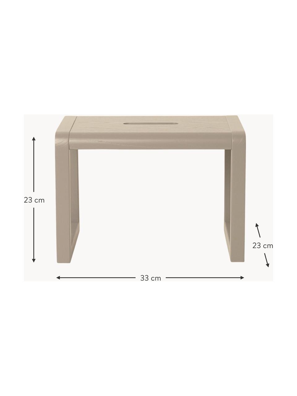 Holz-Kinderhocker Little Architect, Eschenholz, Eschenholzfurnier, Mitteldichte Holzfaserplatte (MDF)

Dieses Produkt wird aus nachhaltig gewonnenem, FSC®-zertifiziertem Holz gefertigt., Hellbeige, B 33 x H 23 cm