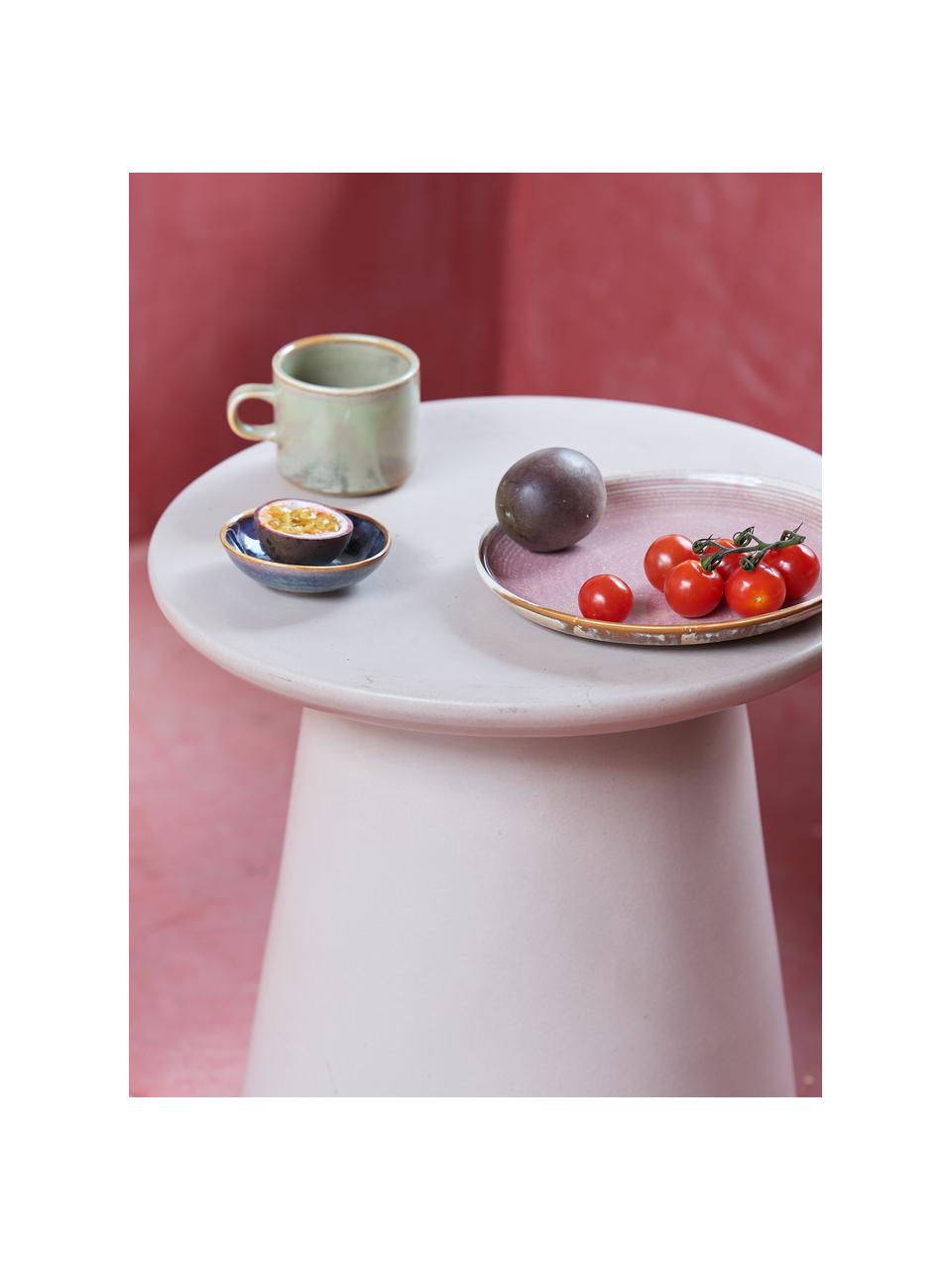 Porcelánová šálka s podšálkou Chef, 4 ks, Porcelán, Zelená, béžová, Ø 8 x V 7 cm, 220 ml