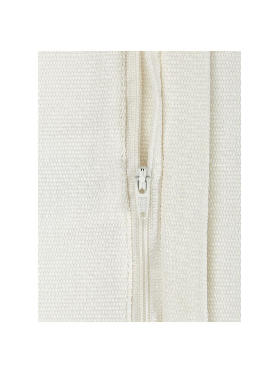 Federa arredo in cotone bianco crema Mads, 100% cotone, Beige, Larg. 40 x Lung. 40 cm