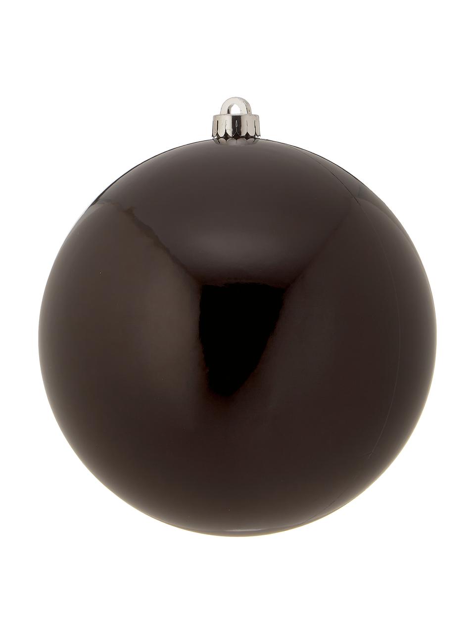 Bruchfeste Weihnachtskugel Stix, Bruchfester Kunststoff, Schwarz, Ø 20 cm