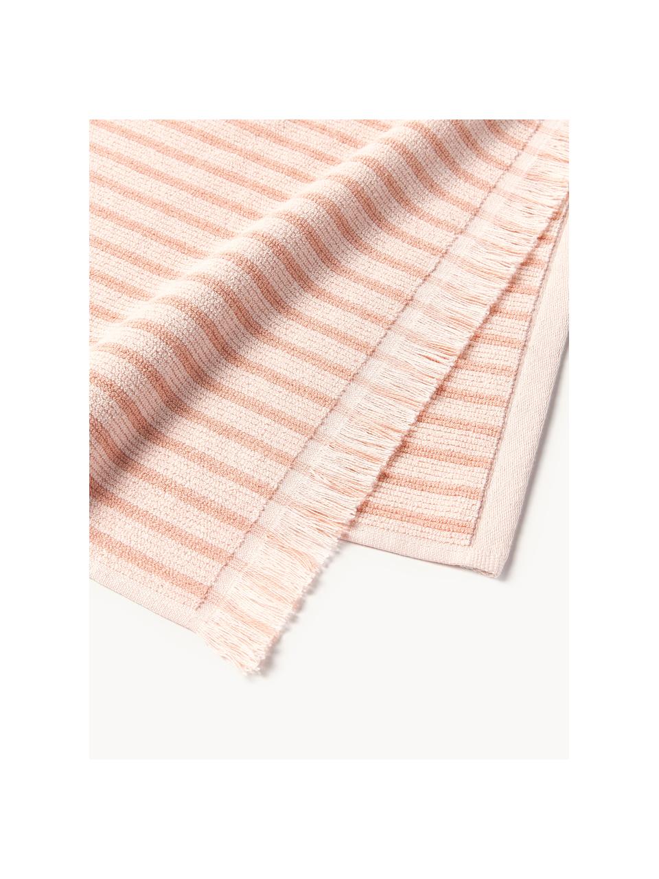 Asciugamano in varie misure Irma, Rosa chiaro, Asciugamano, Larg. 50 x Lung. 100 cm, 2 pz
